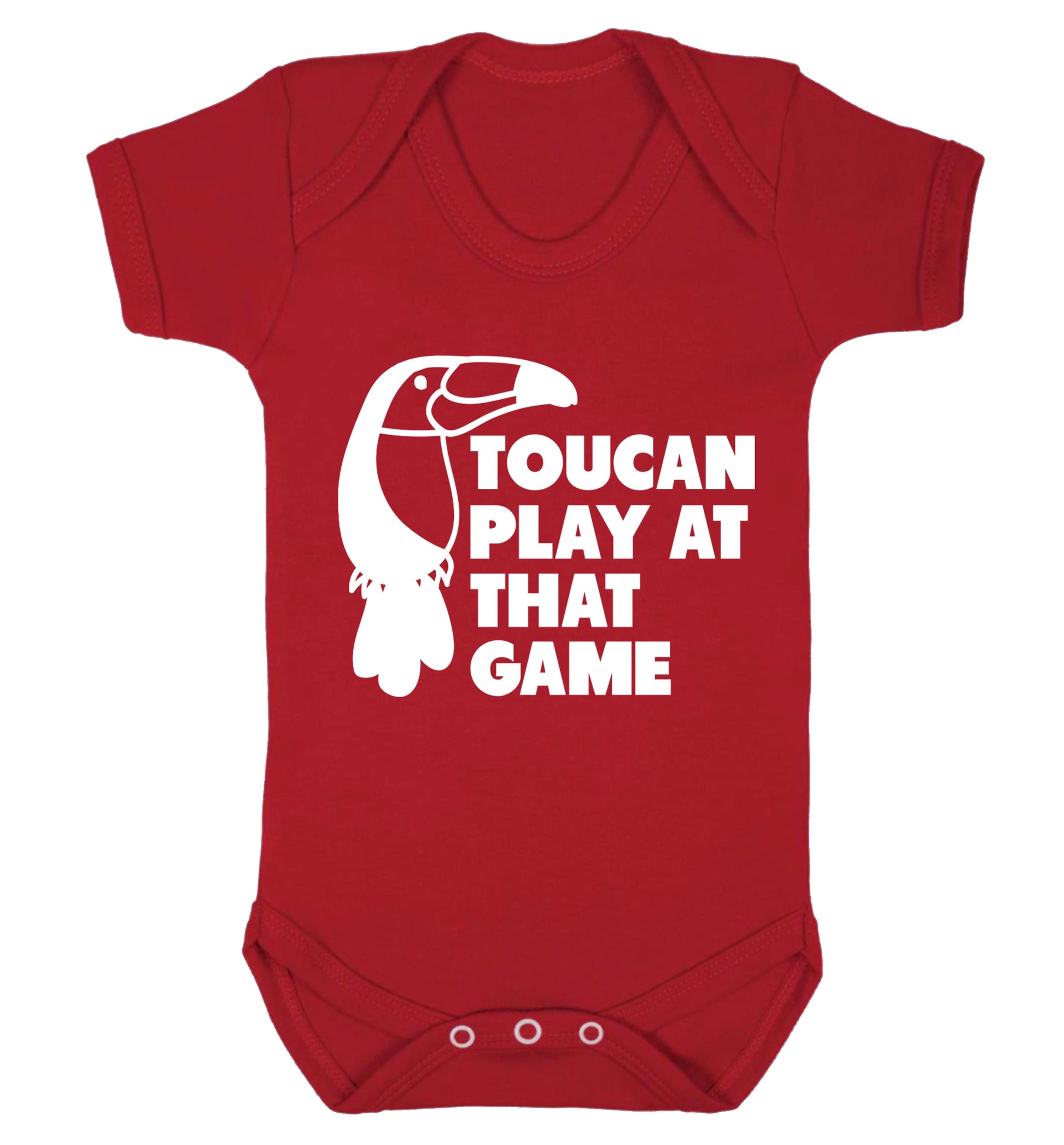 Toucan play at that game Baby Vest red 18-24 months