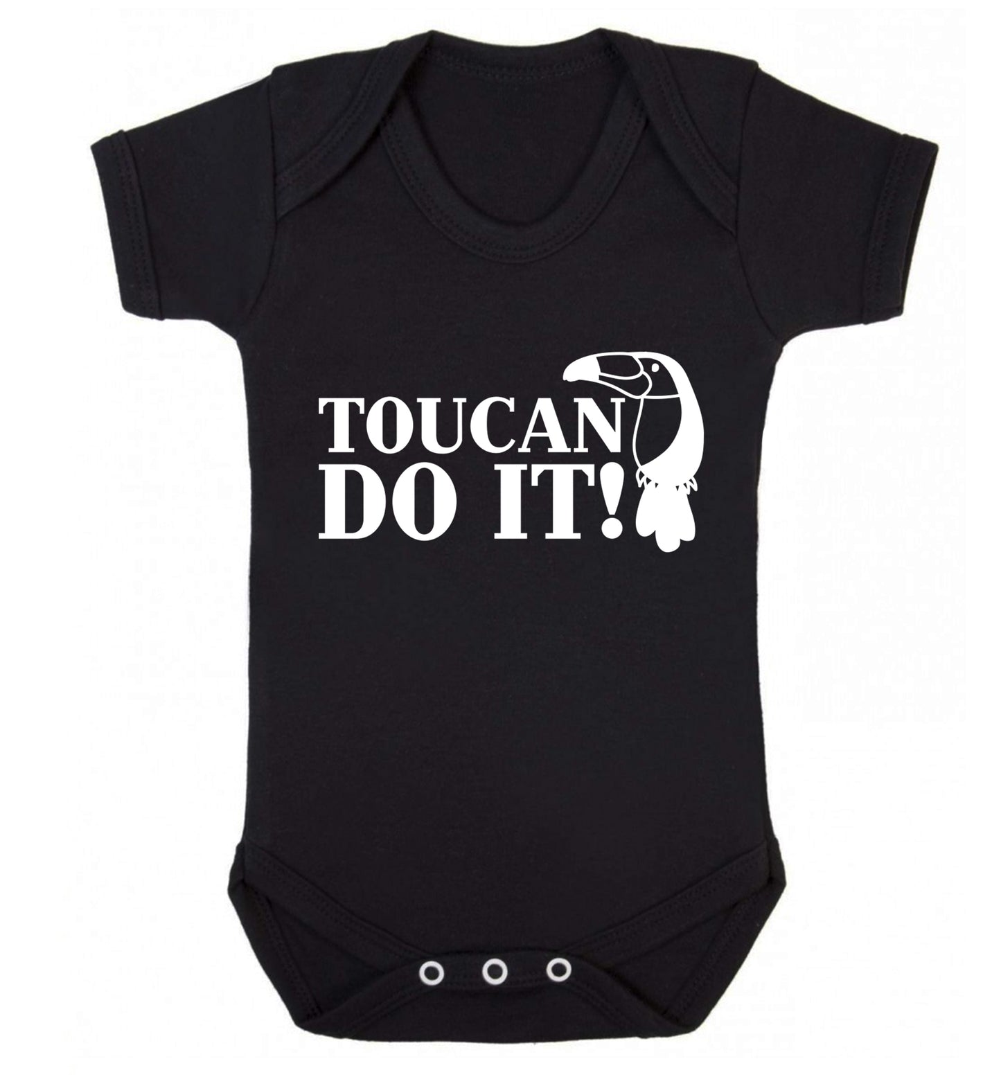 Toucan do it! Baby Vest black 18-24 months