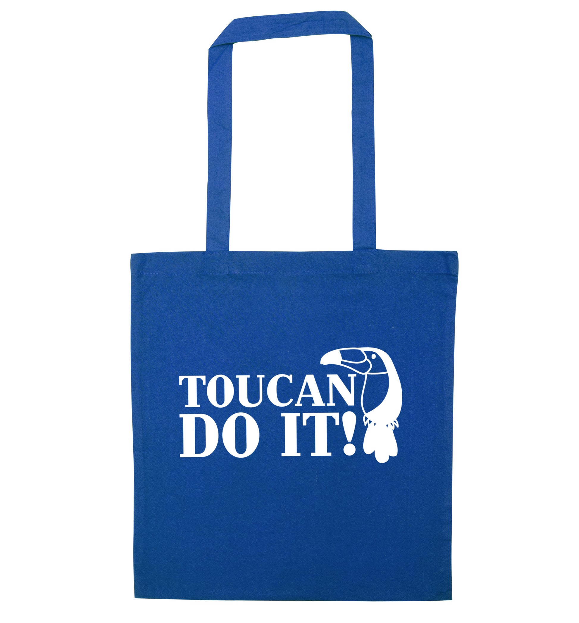 Toucan do it! blue tote bag