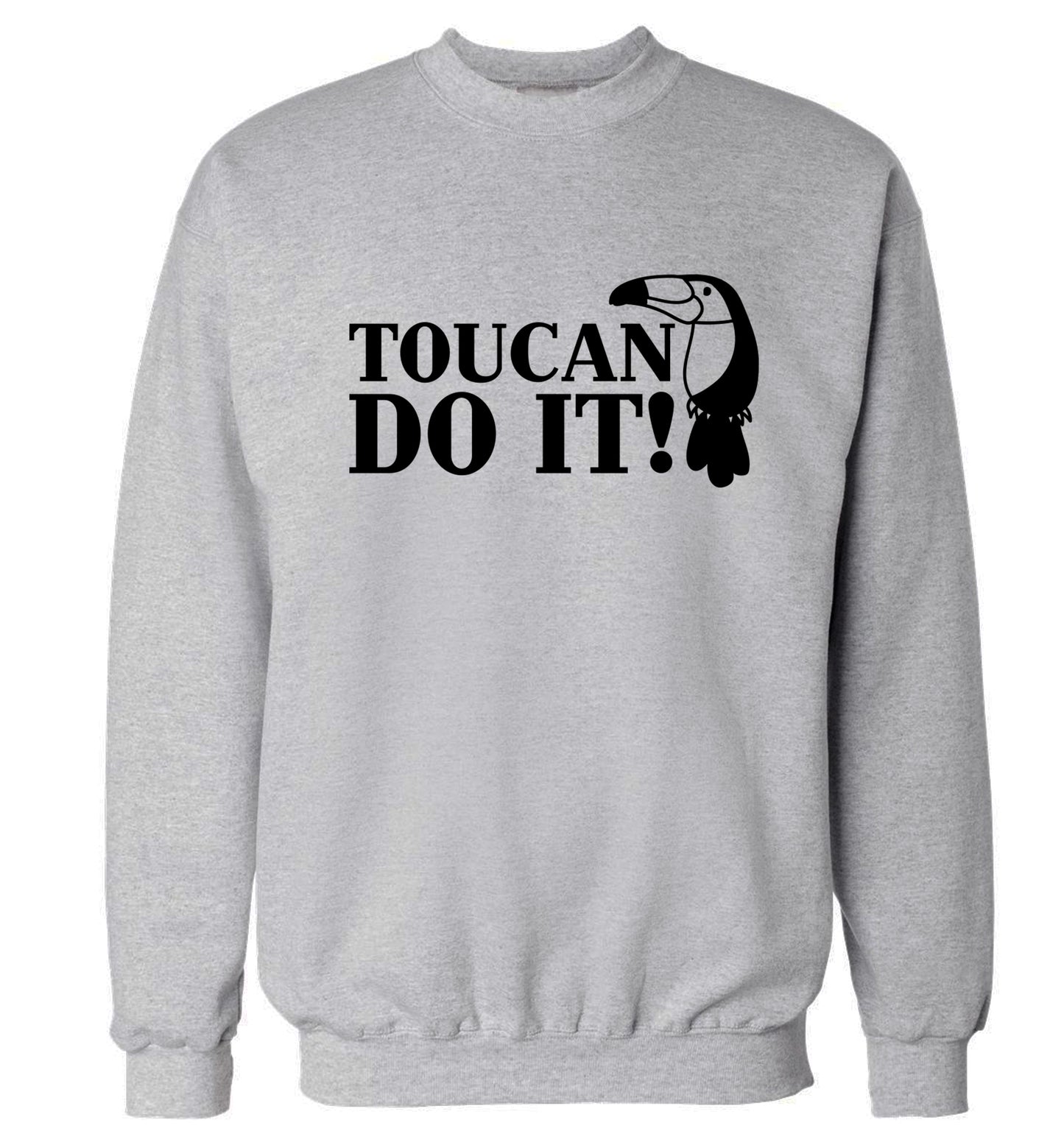 Toucan do it! Adult's unisex grey Sweater 2XL