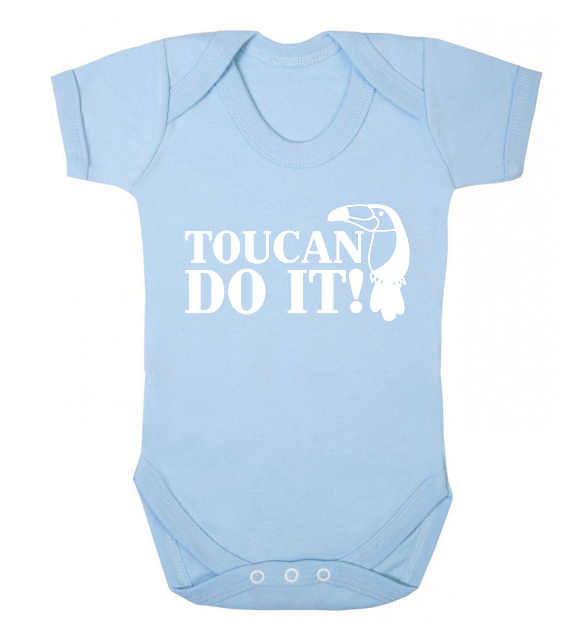 Toucan do it! Baby Vest pale blue 18-24 months