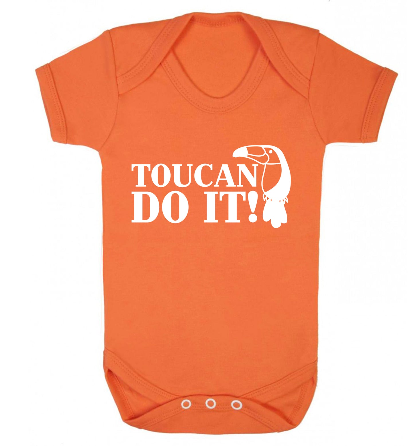 Toucan do it! Baby Vest orange 18-24 months