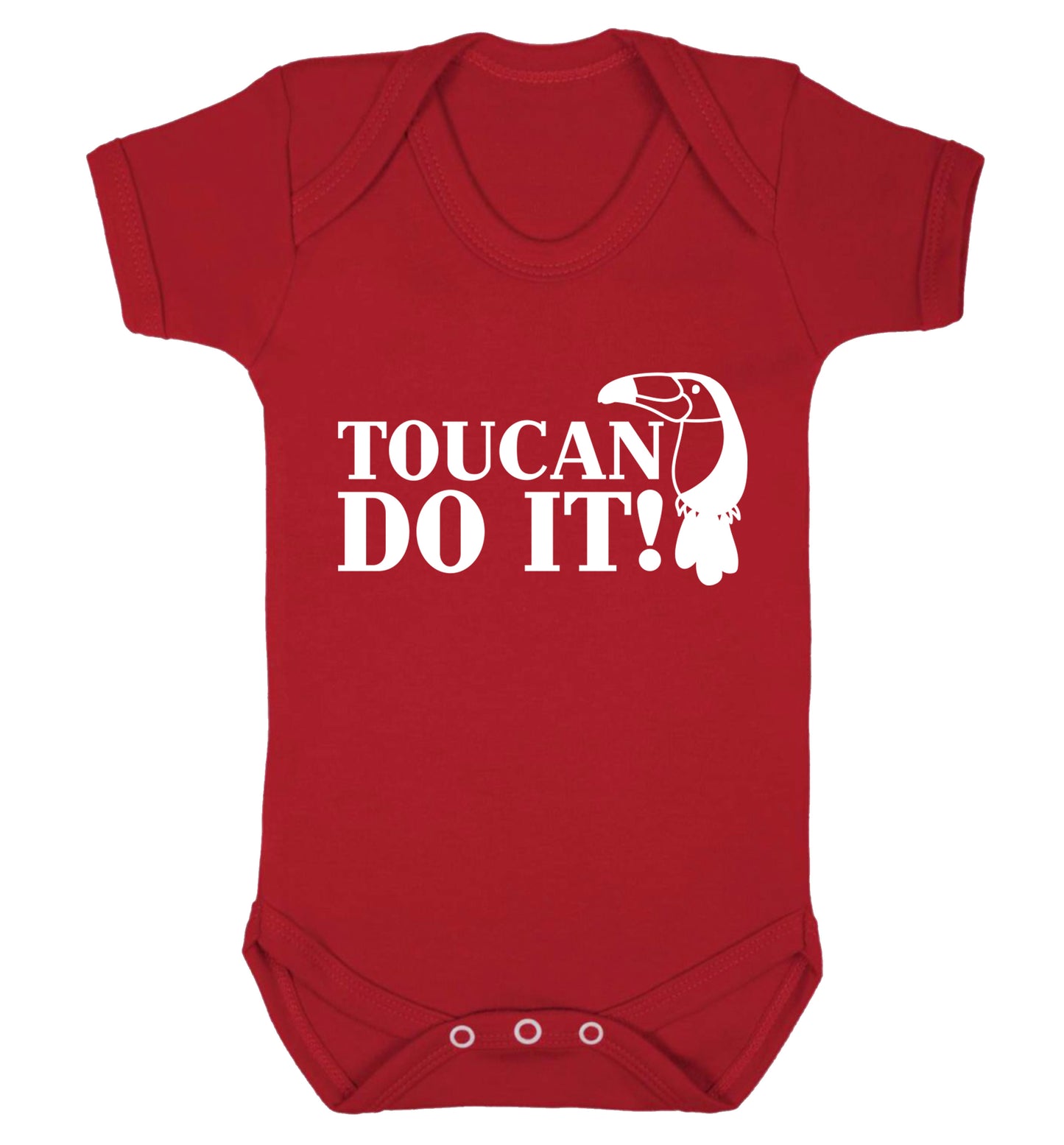 Toucan do it! Baby Vest red 18-24 months