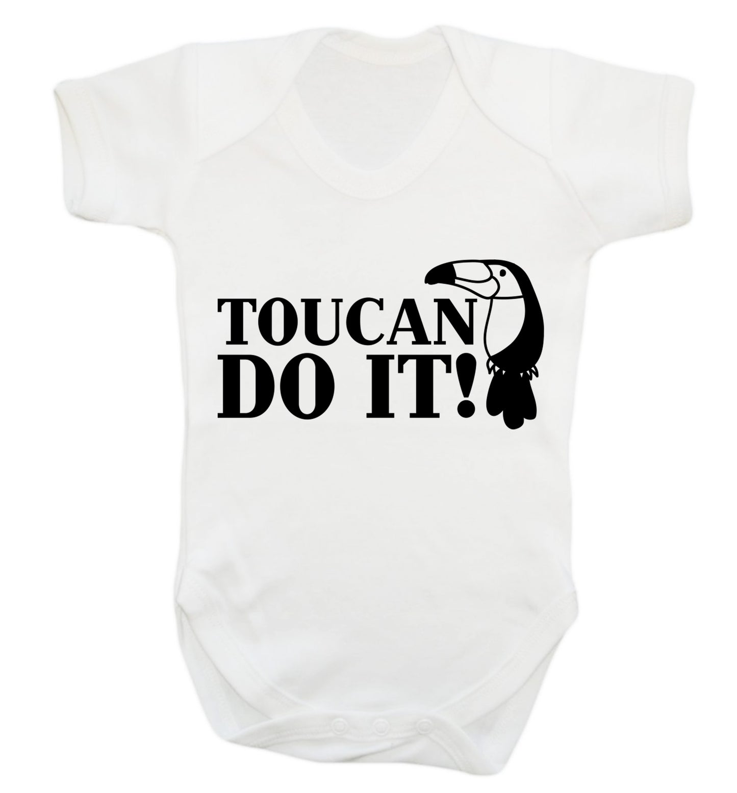 Toucan do it! Baby Vest white 18-24 months