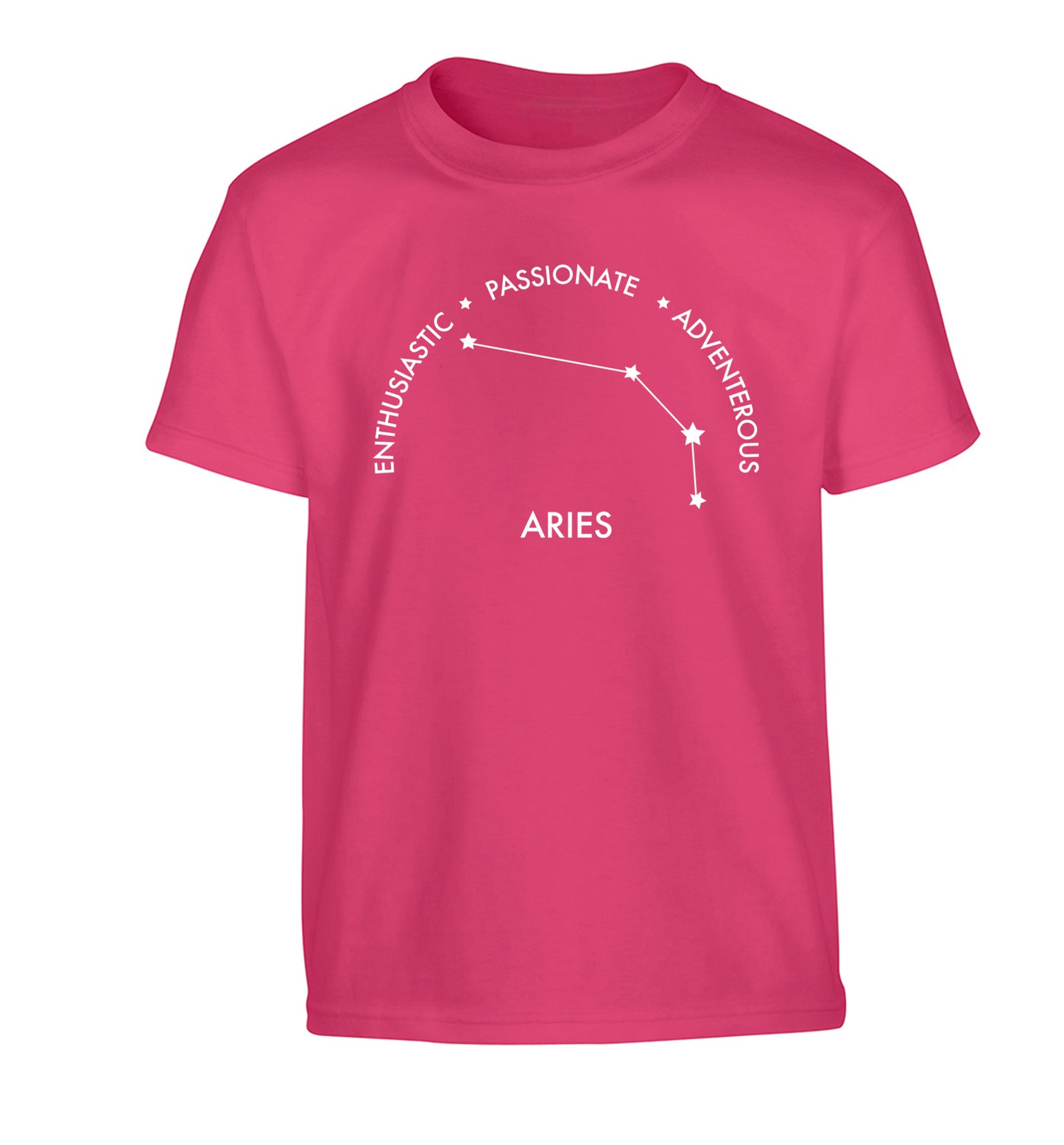 Aries enthusiastic | passionate | adventerous Children's pink Tshirt 12-13 Years