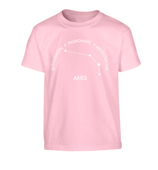 Aries enthusiastic | passionate | adventerous Children's light pink Tshirt 12-13 Years