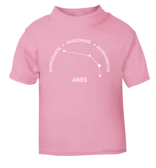 Aries enthusiastic | passionate | adventerous light pink Baby Toddler Tshirt 2 Years