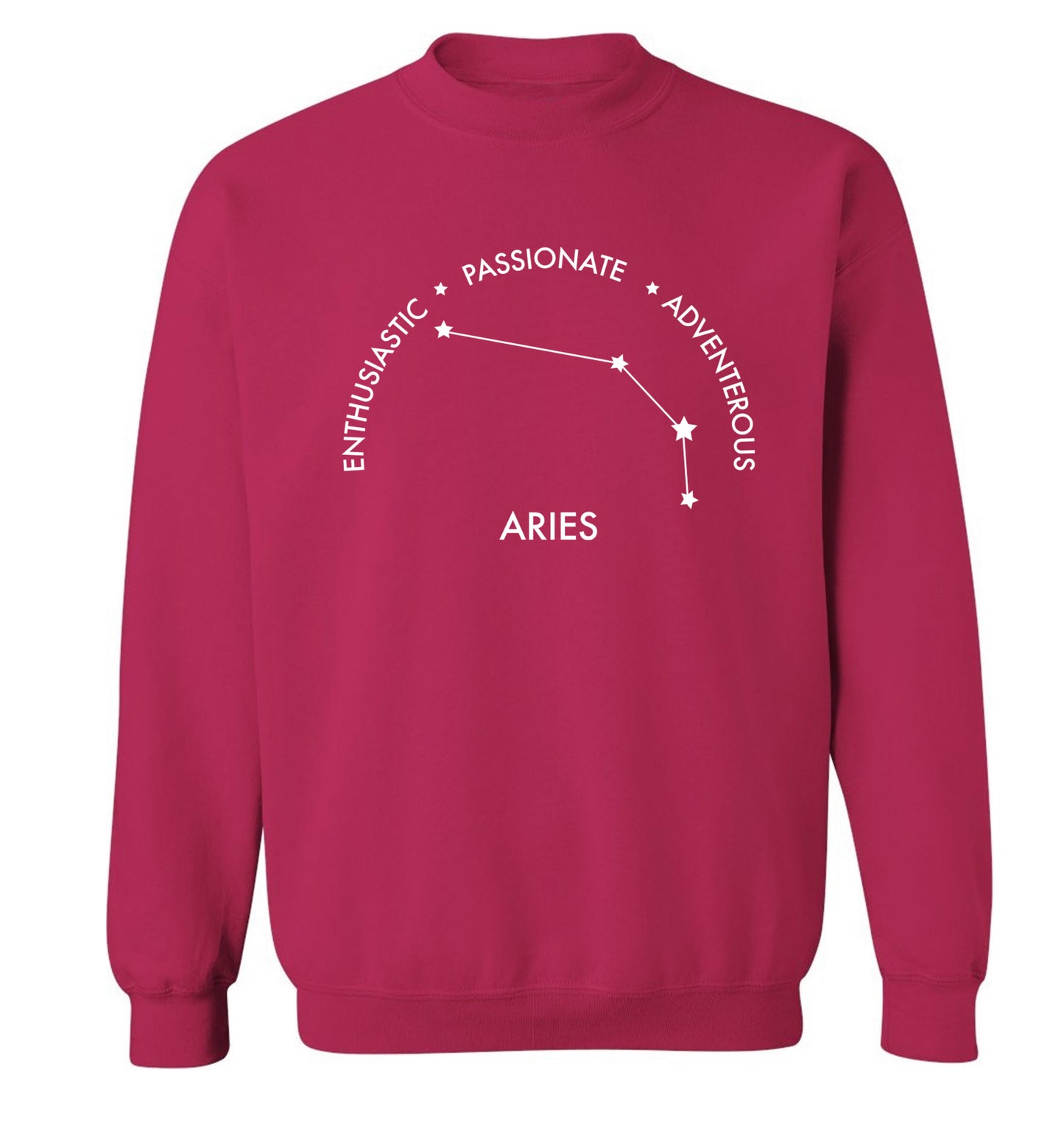 Aries enthusiastic | passionate | adventerous Adult's unisex pink Sweater 2XL
