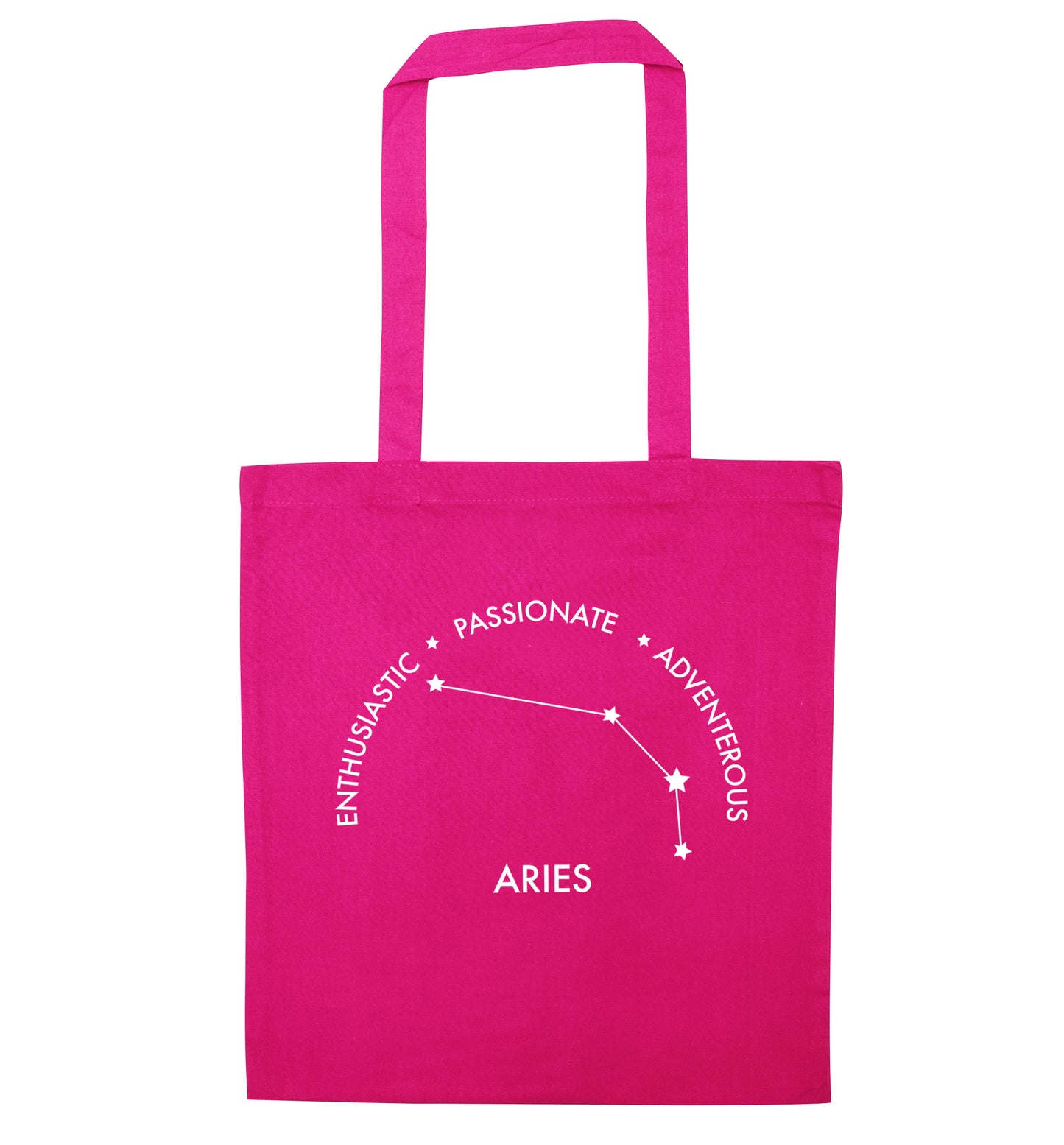 Aries enthusiastic | passionate | adventerous pink tote bag
