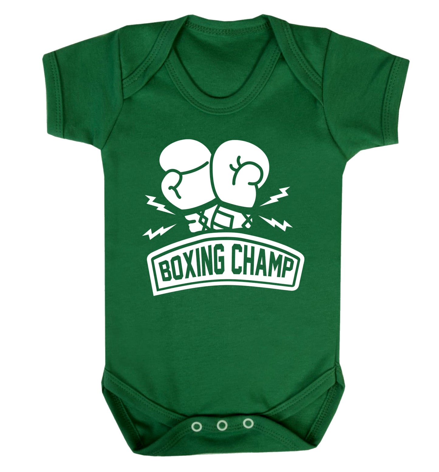 Boxing Champ Baby Vest green 18-24 months
