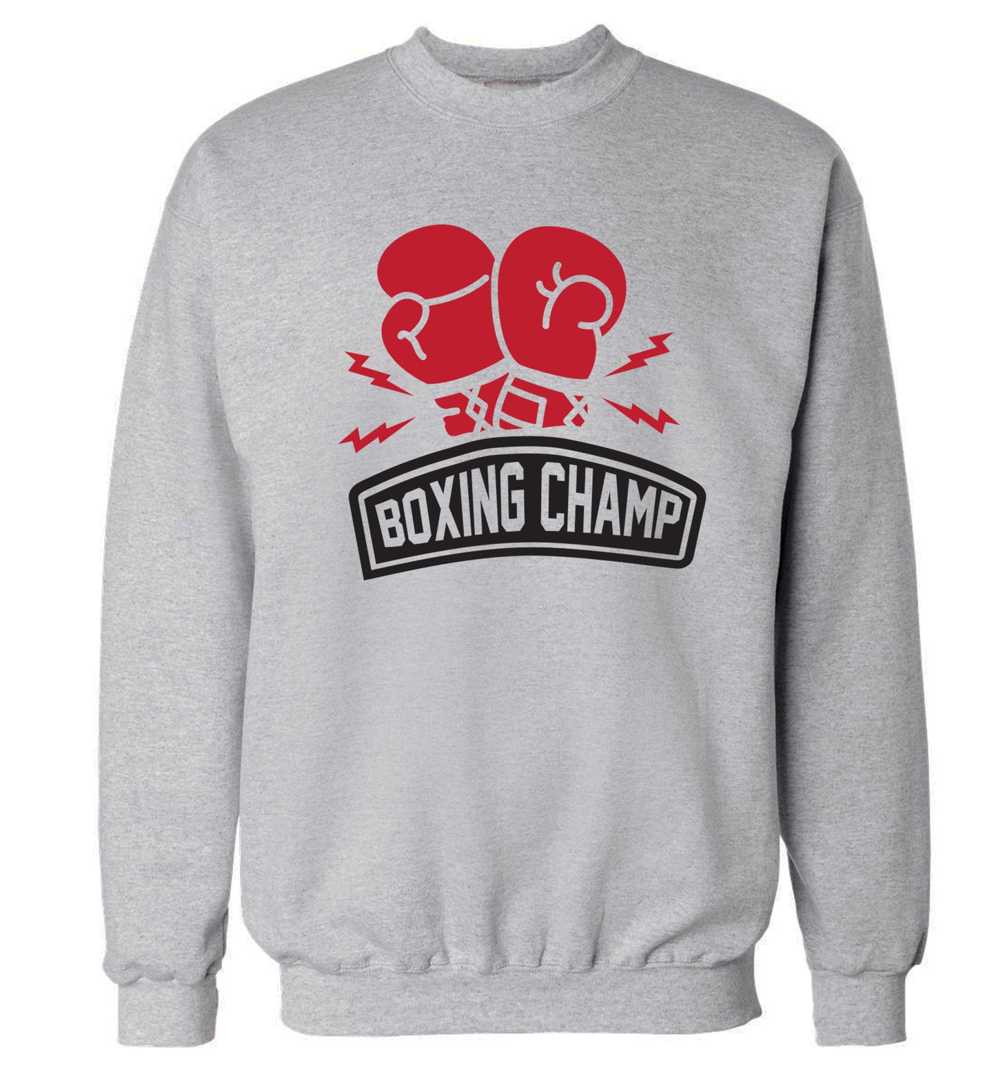 Boxing Champ Adult's unisex grey Sweater 2XL