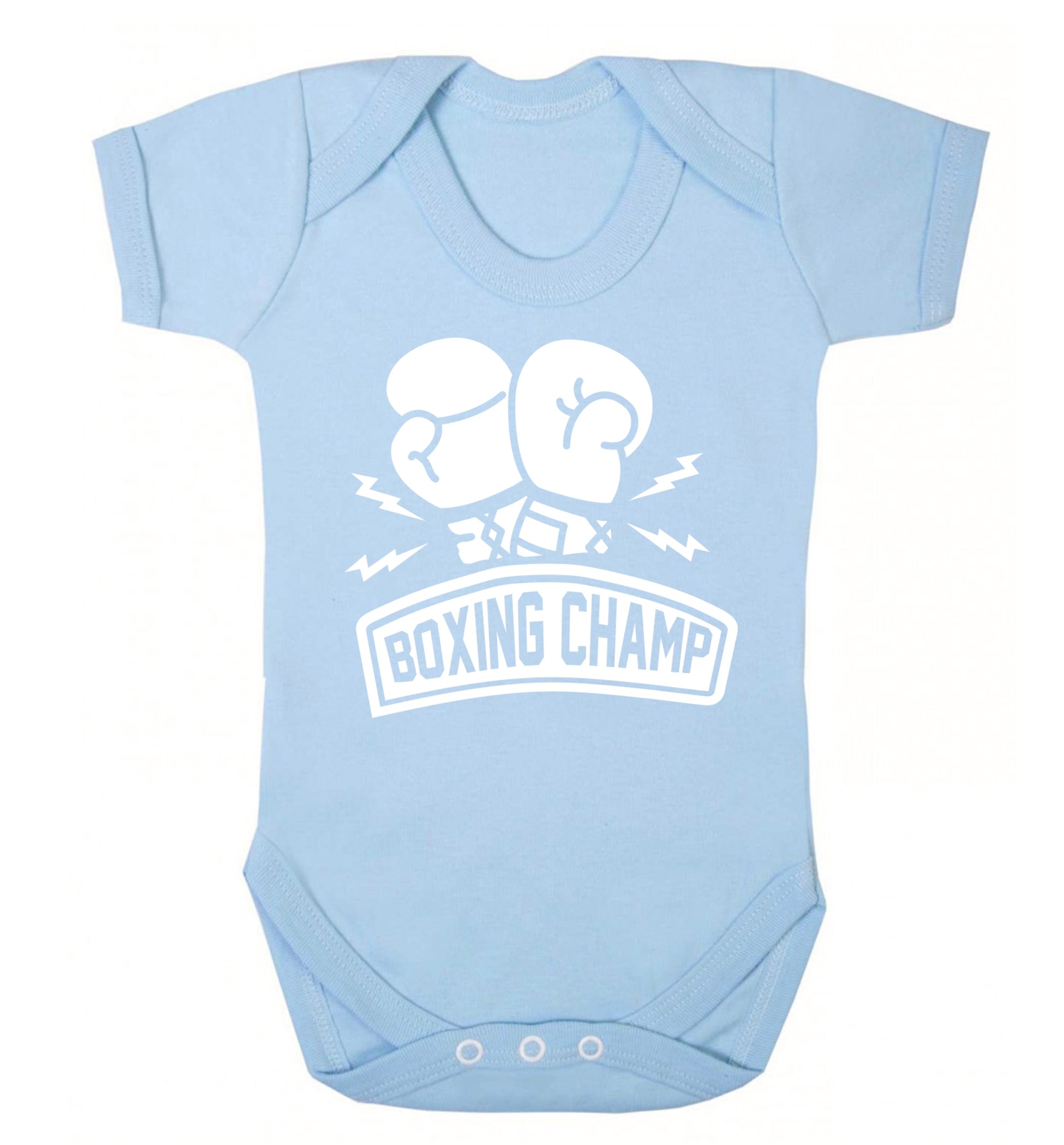Boxing Champ Baby Vest pale blue 18-24 months