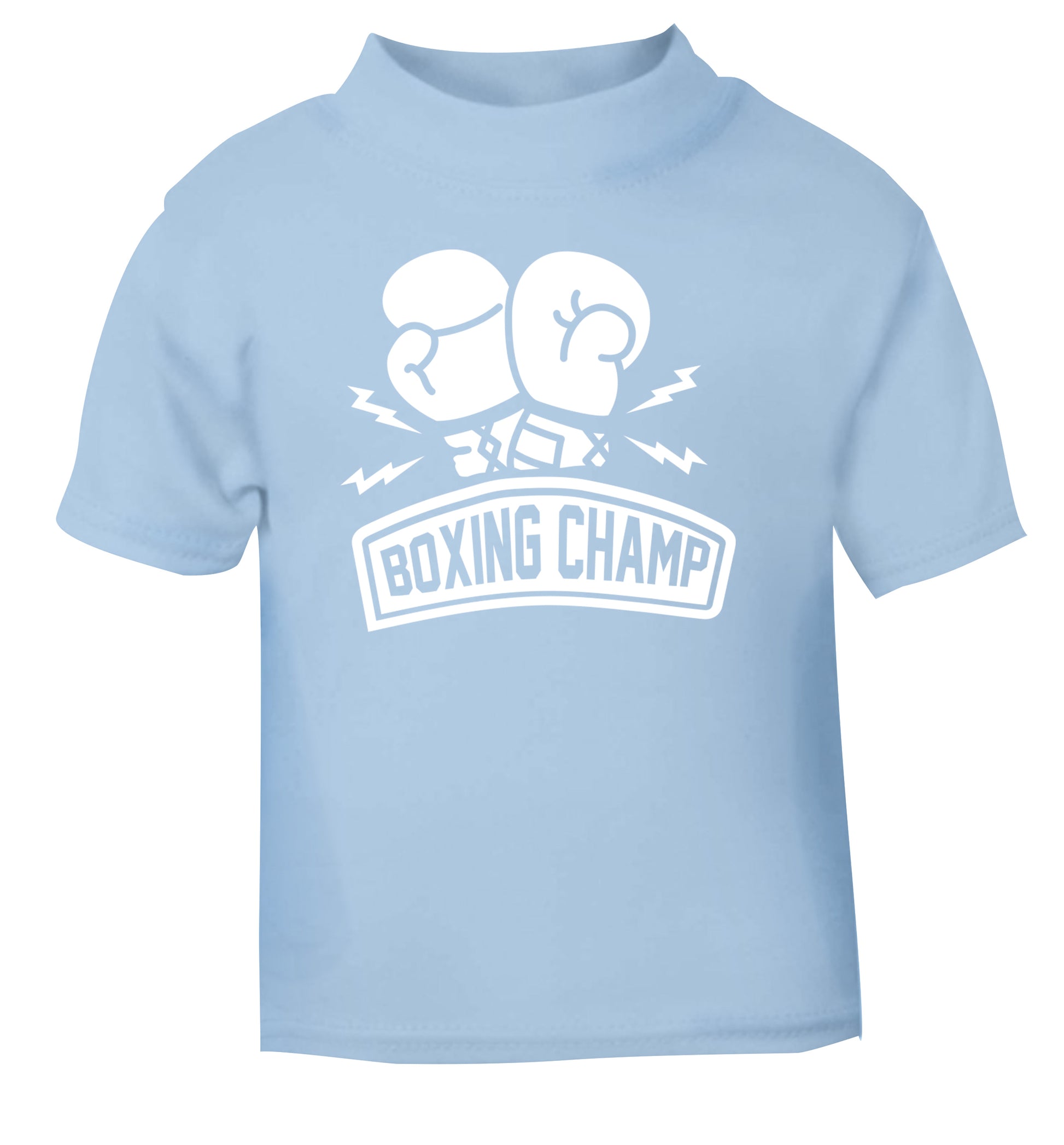 Boxing Champ light blue Baby Toddler Tshirt 2 Years