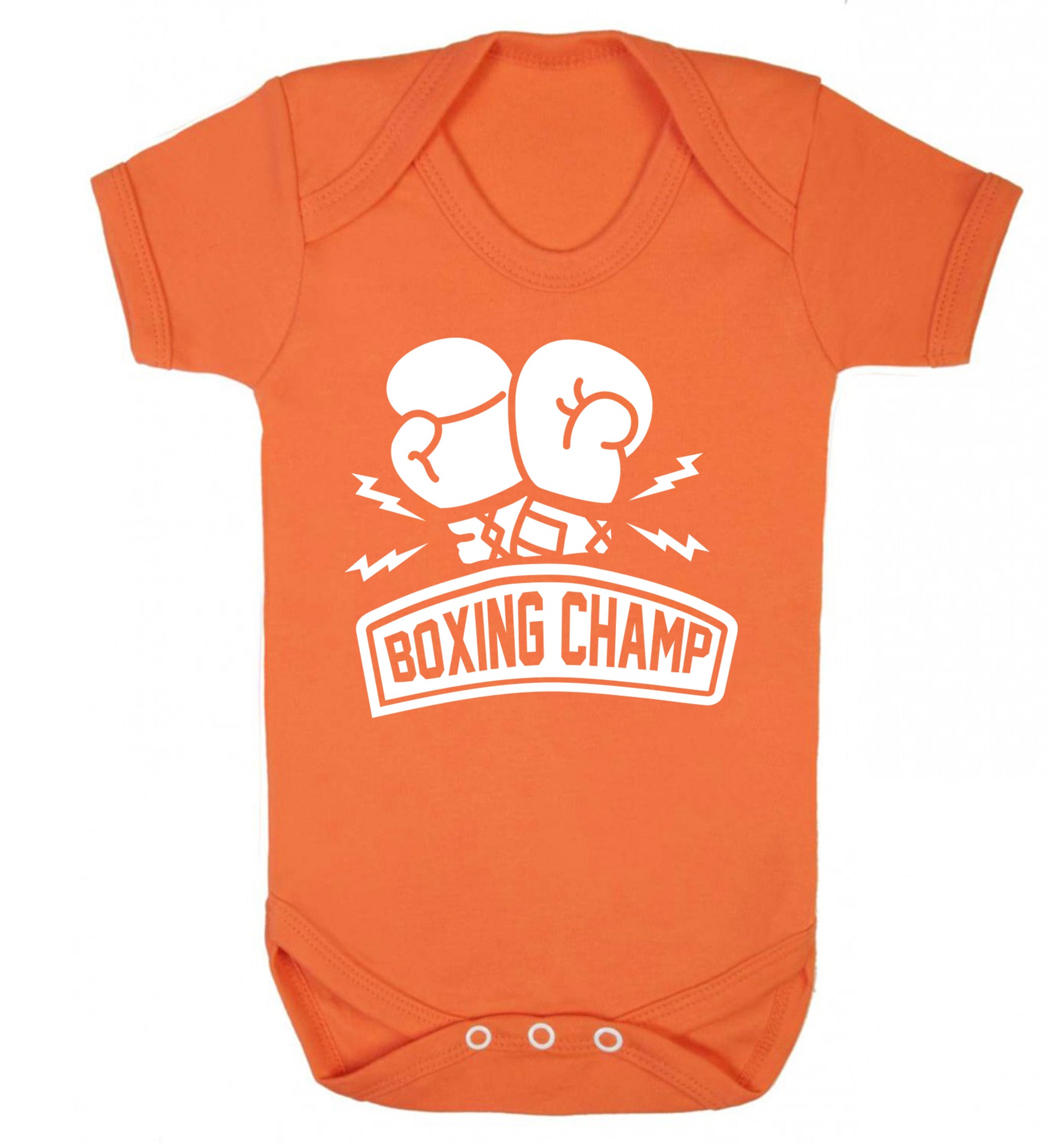 Boxing Champ Baby Vest orange 18-24 months