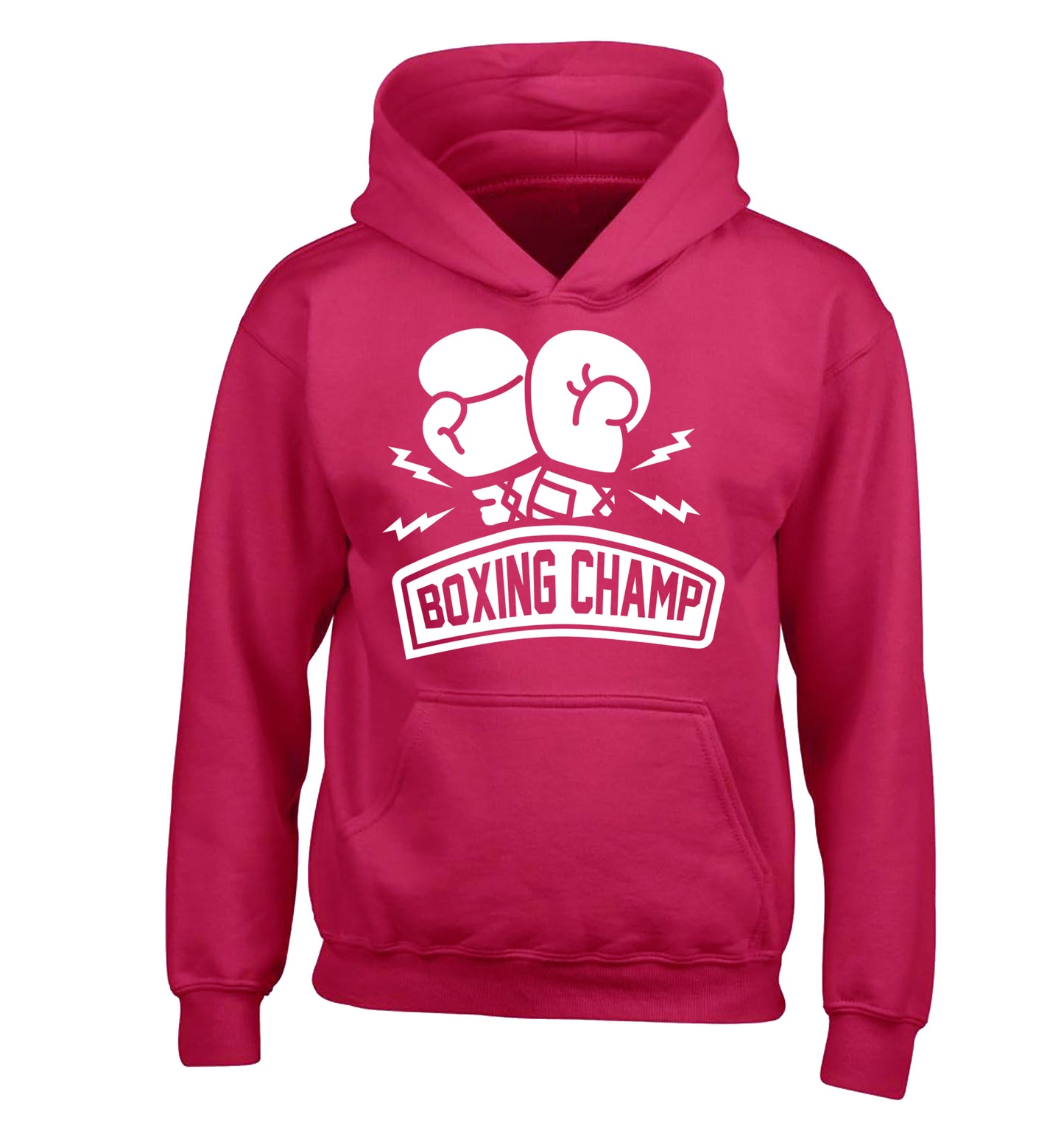 Boxing Champ children's pink hoodie 12-13 Years