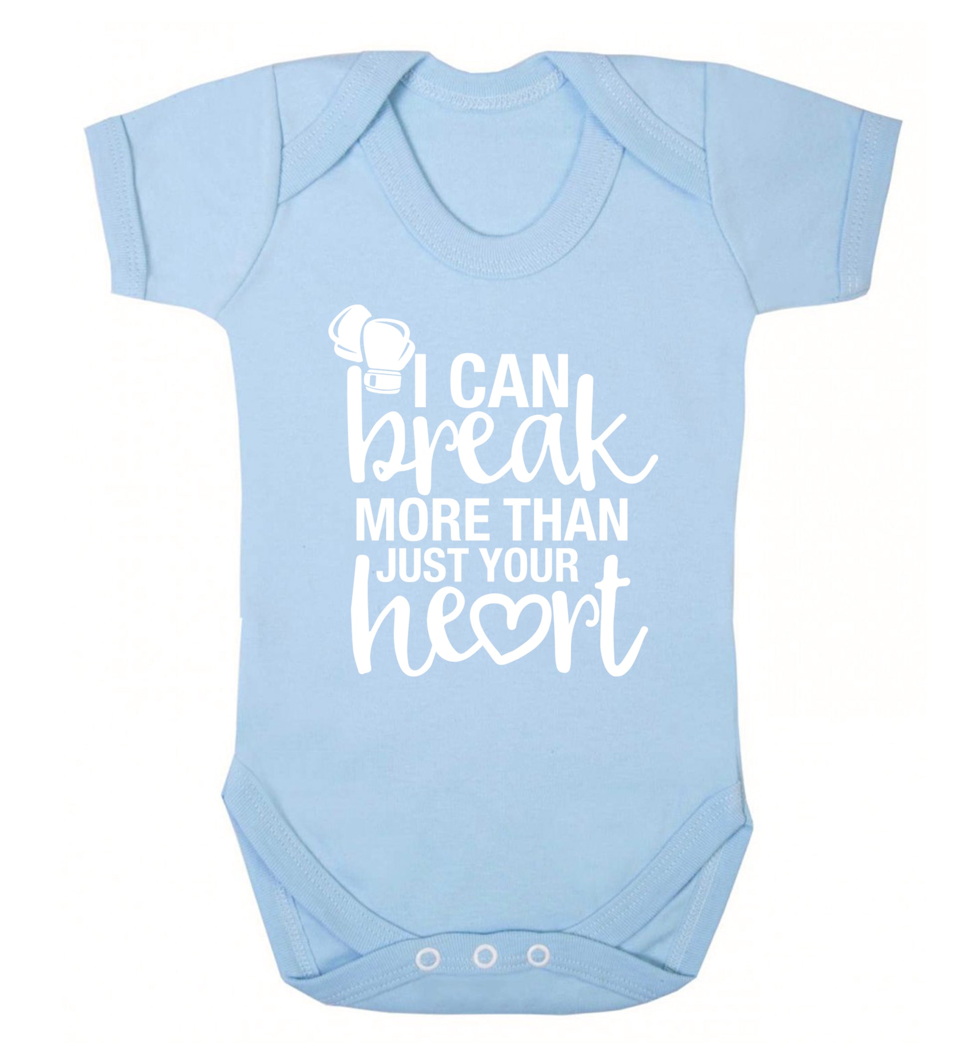 I can break more than just your heart Baby Vest pale blue 18-24 months