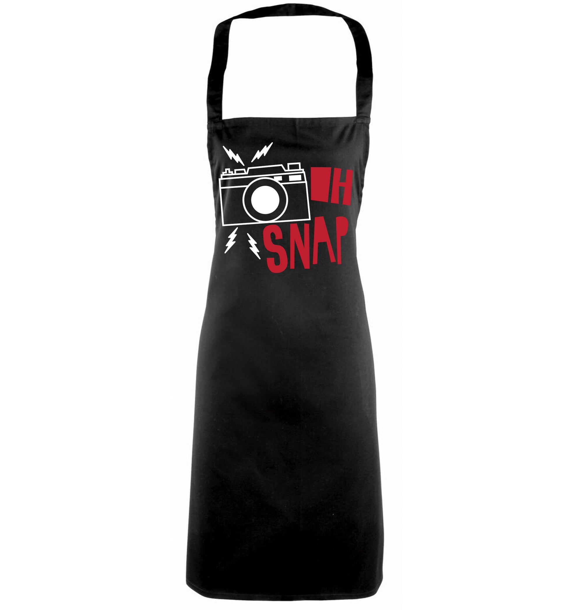 Oh Snap black apron