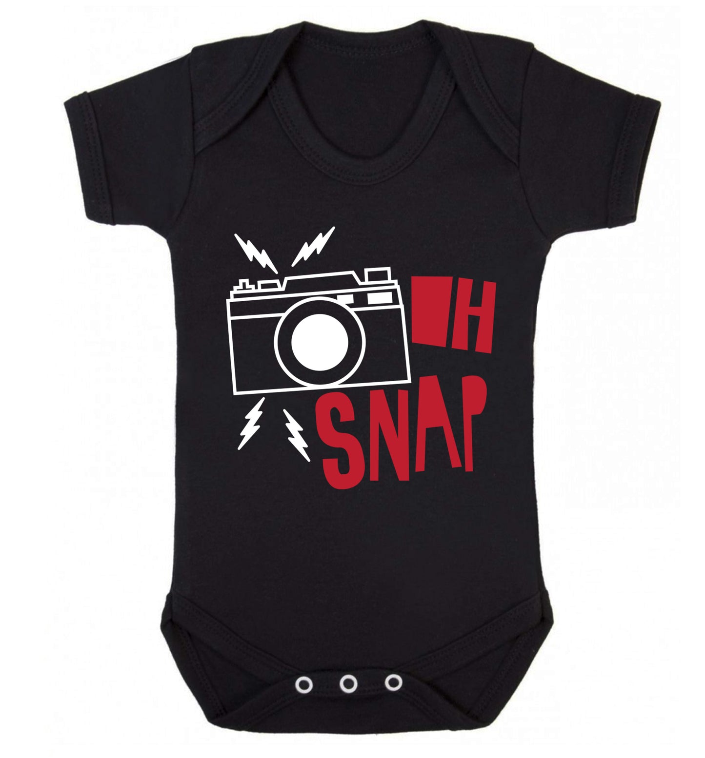 Oh Snap Baby Vest black 18-24 months