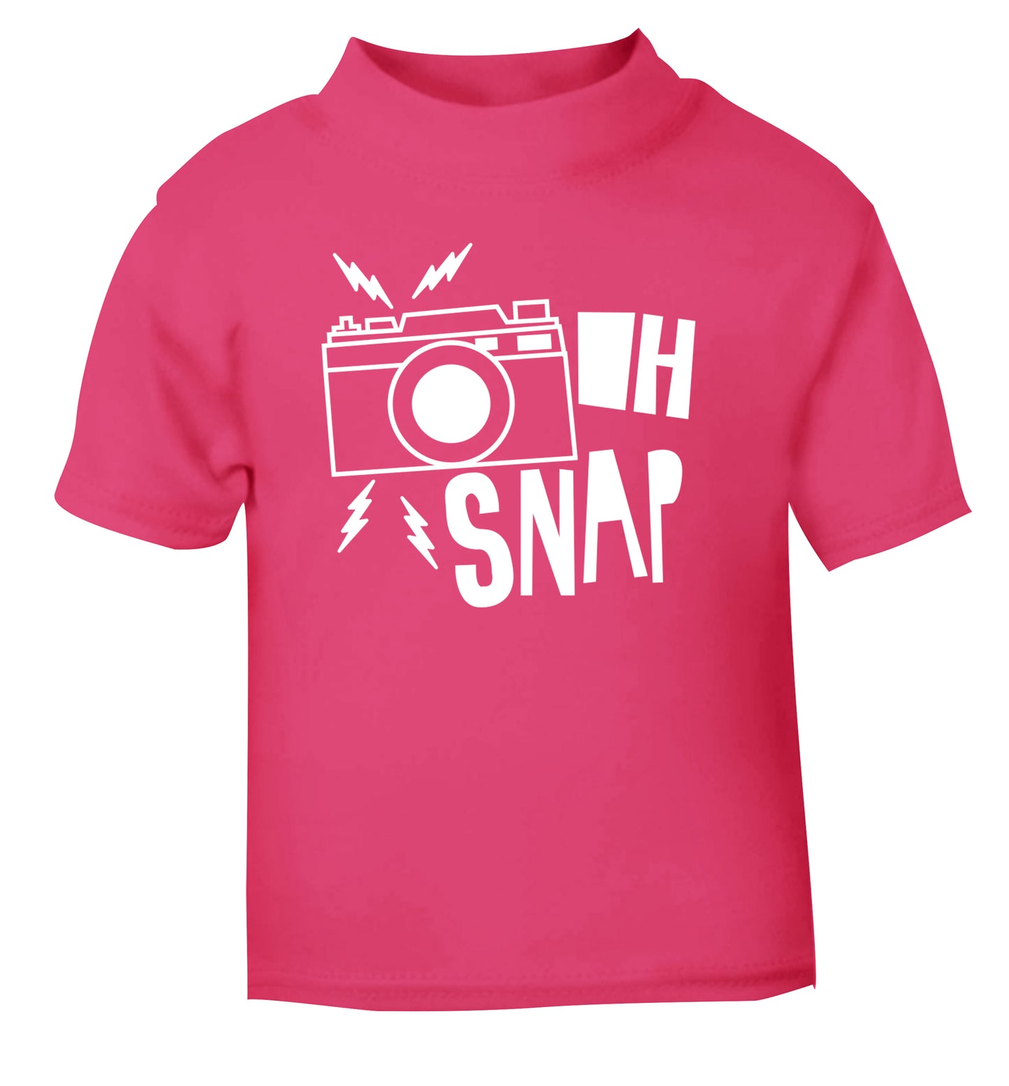 Oh Snap pink Baby Toddler Tshirt 2 Years