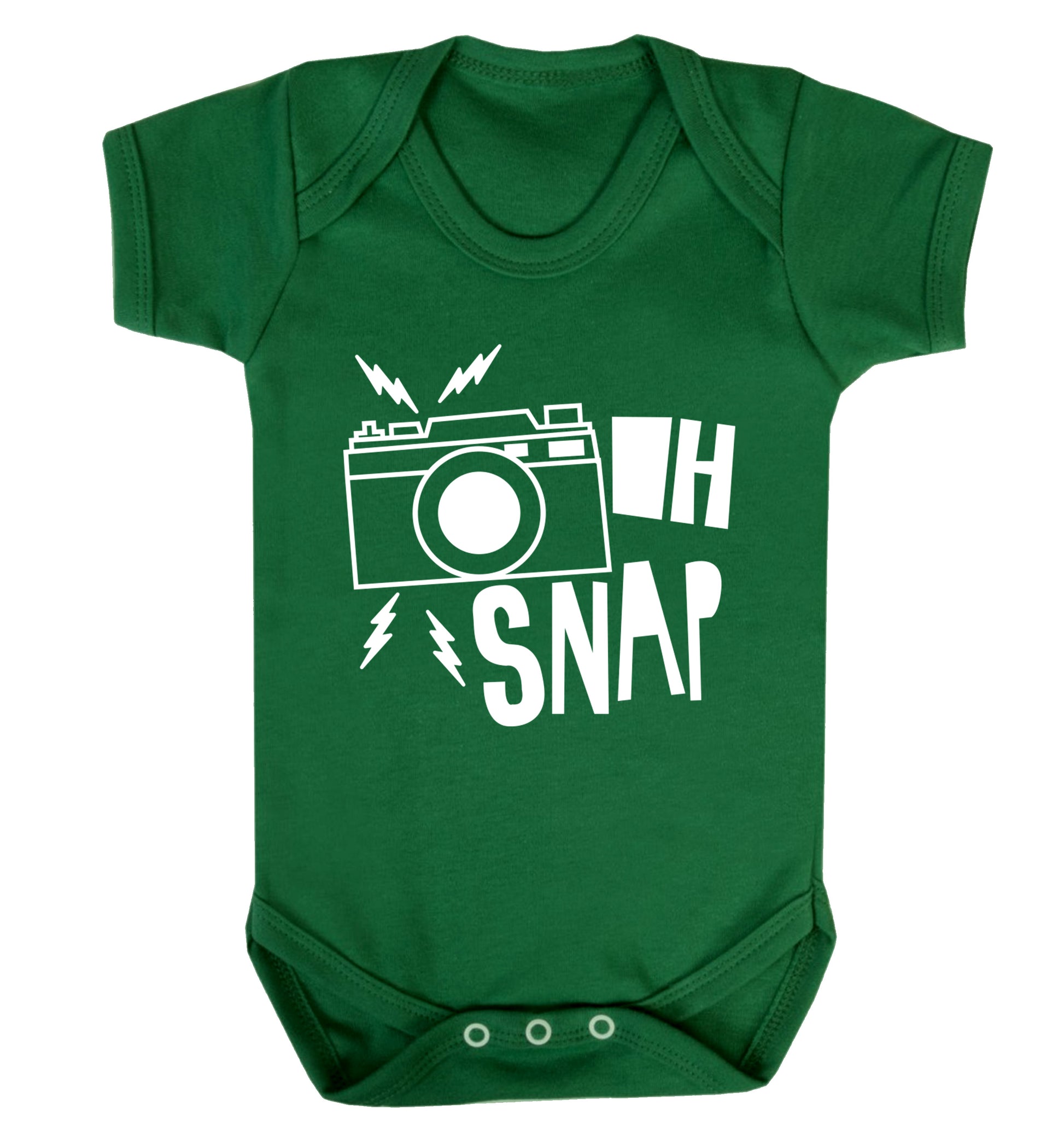 Oh Snap Baby Vest green 18-24 months