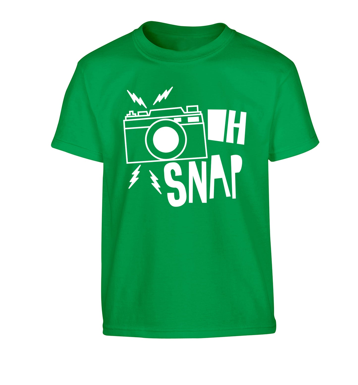 Oh Snap Children's green Tshirt 12-13 Years