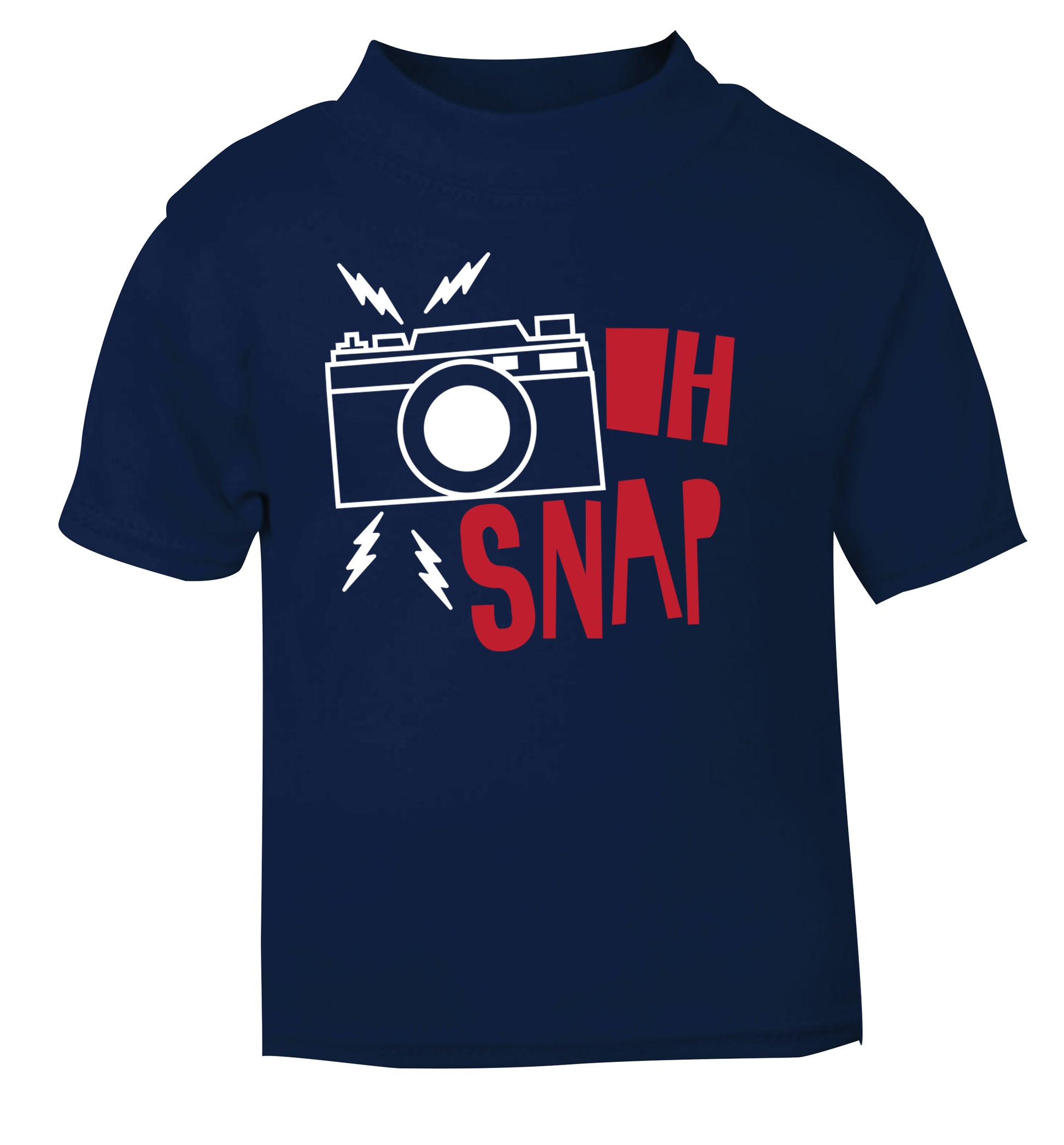 Oh Snap navy Baby Toddler Tshirt 2 Years