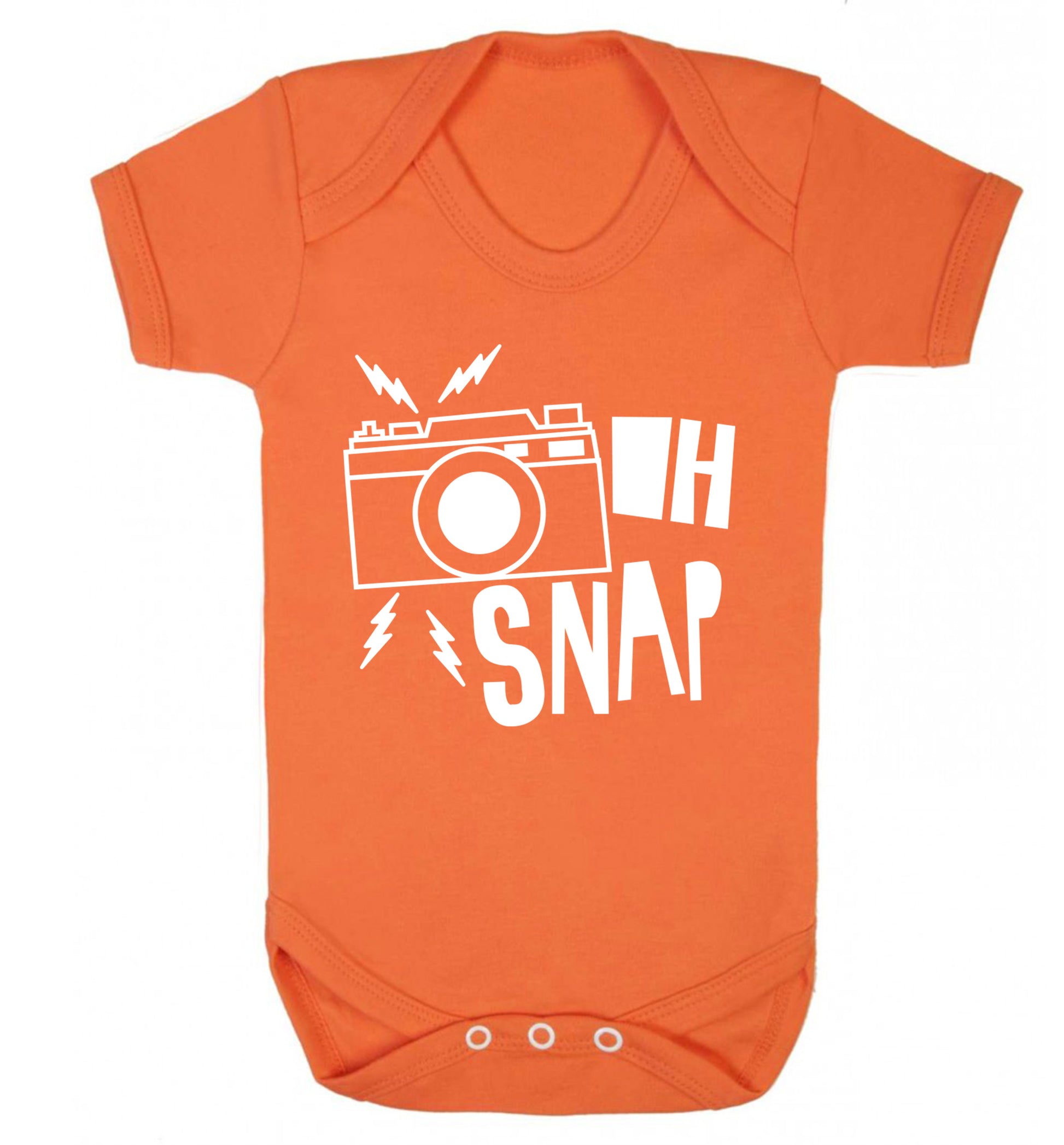 Oh Snap Baby Vest orange 18-24 months