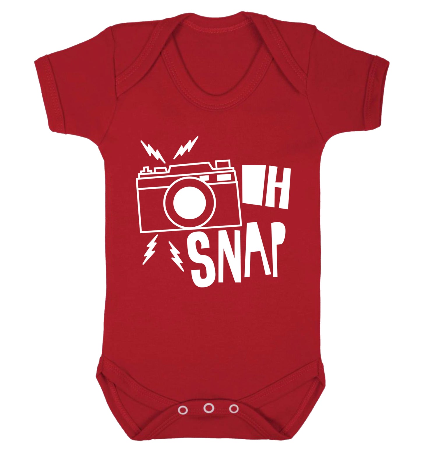 Oh Snap Baby Vest red 18-24 months