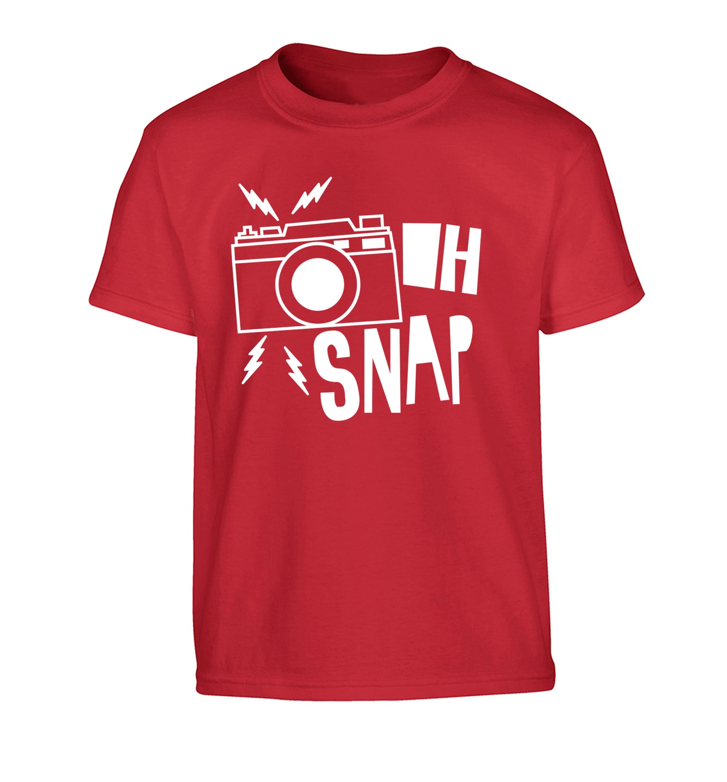 Oh Snap Children's red Tshirt 12-13 Years