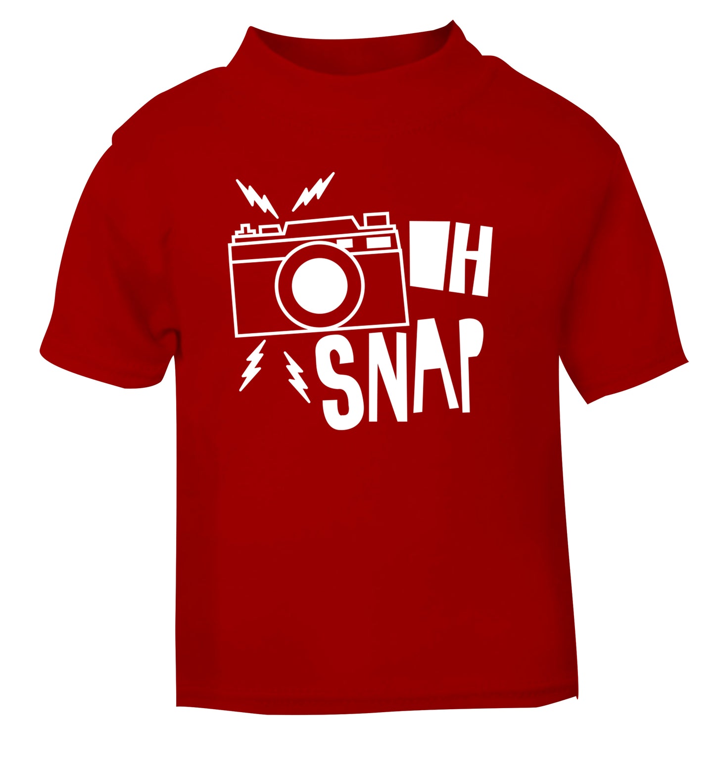 Oh Snap red Baby Toddler Tshirt 2 Years