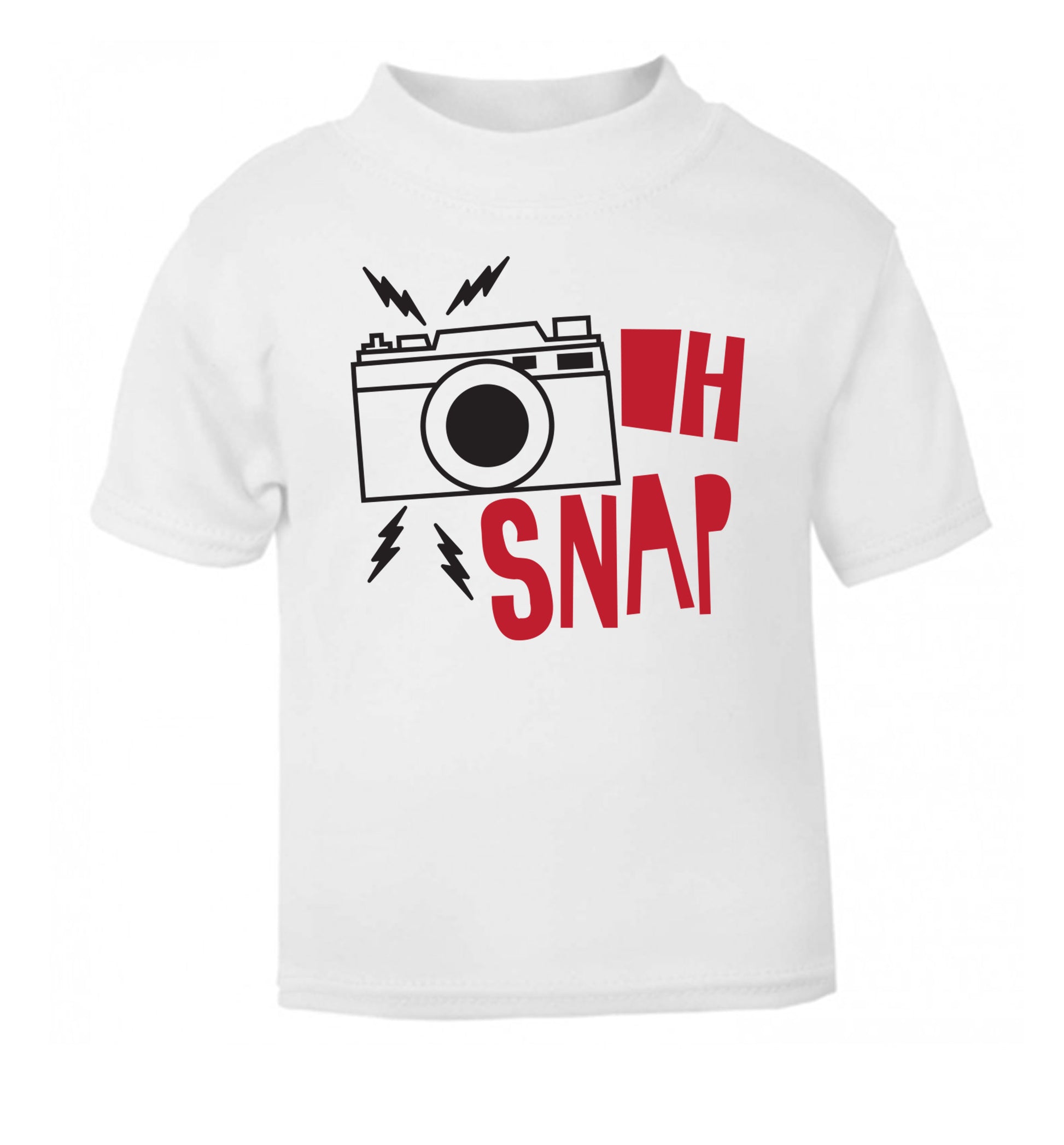Oh Snap white Baby Toddler Tshirt 2 Years