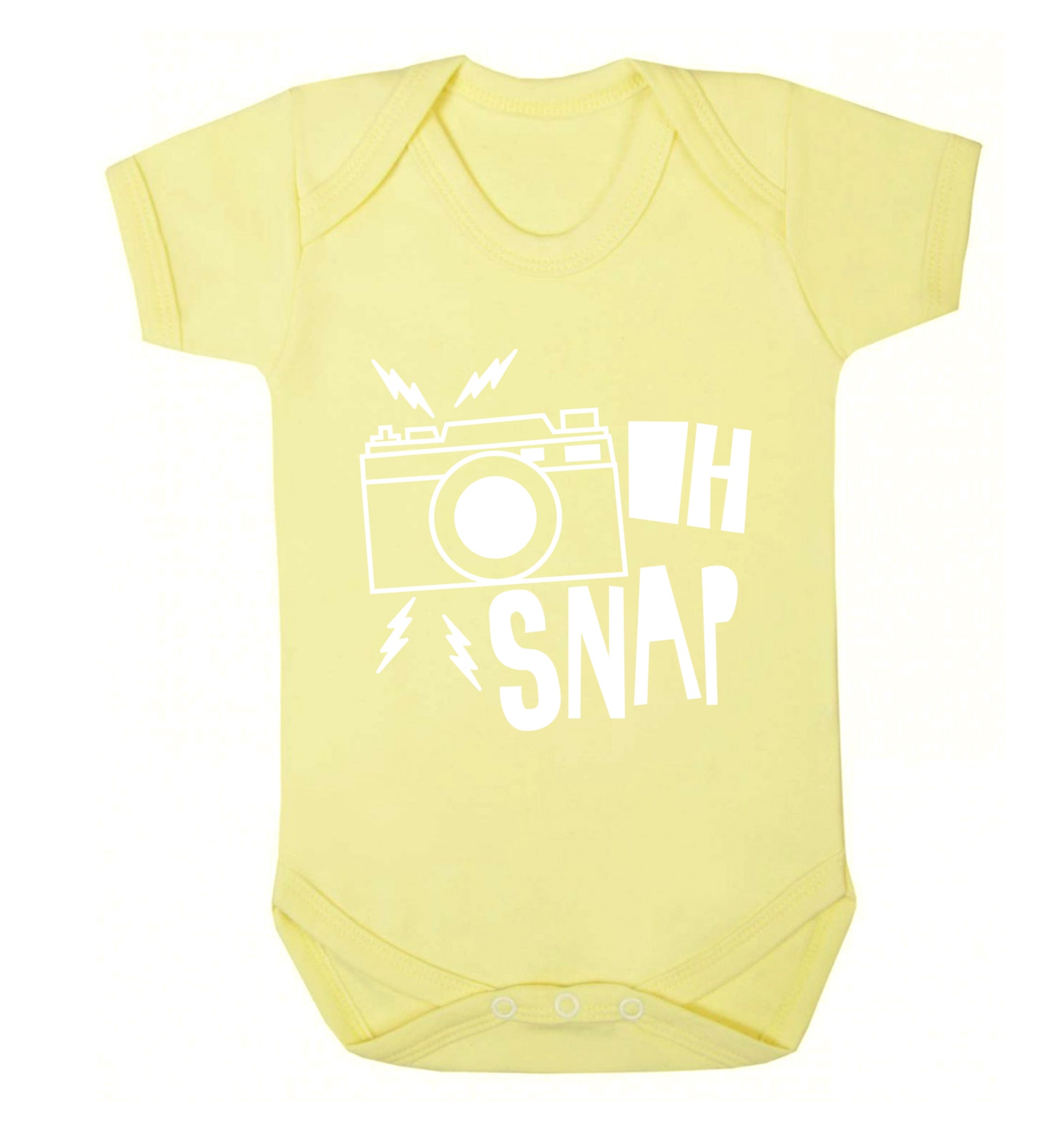 Oh Snap Baby Vest pale yellow 18-24 months