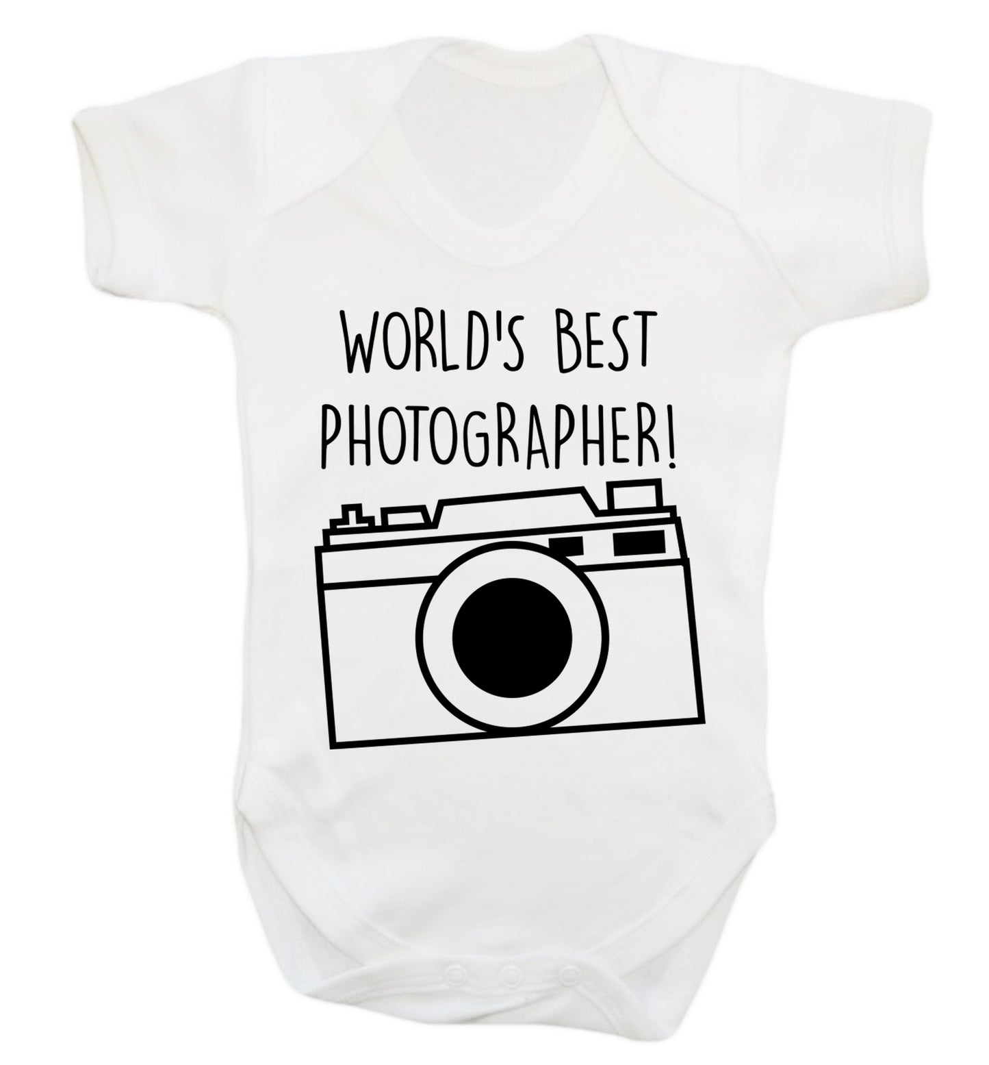 Worlds best photographer  Baby Vest white 18-24 months