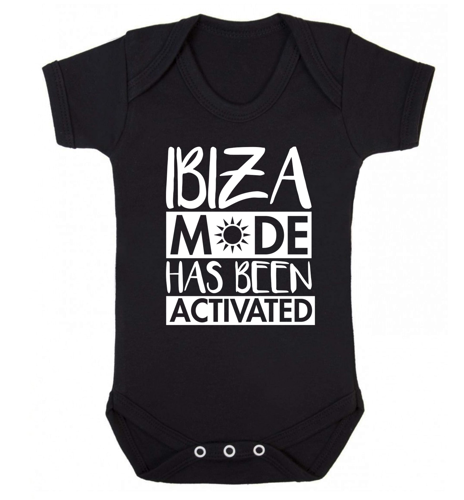 Ibiza mode has been activated Baby Vest black 18-24 months