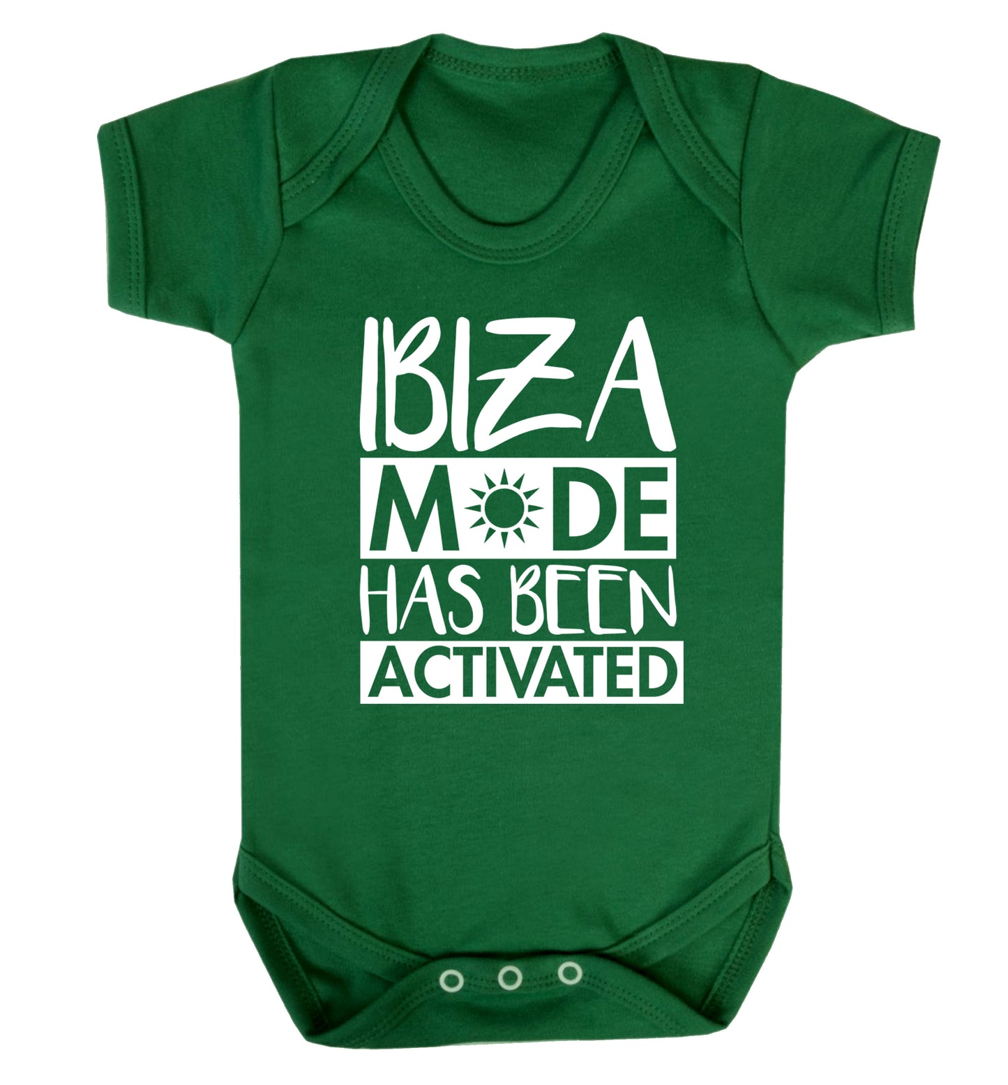 Ibiza mode has been activated Baby Vest green 18-24 months