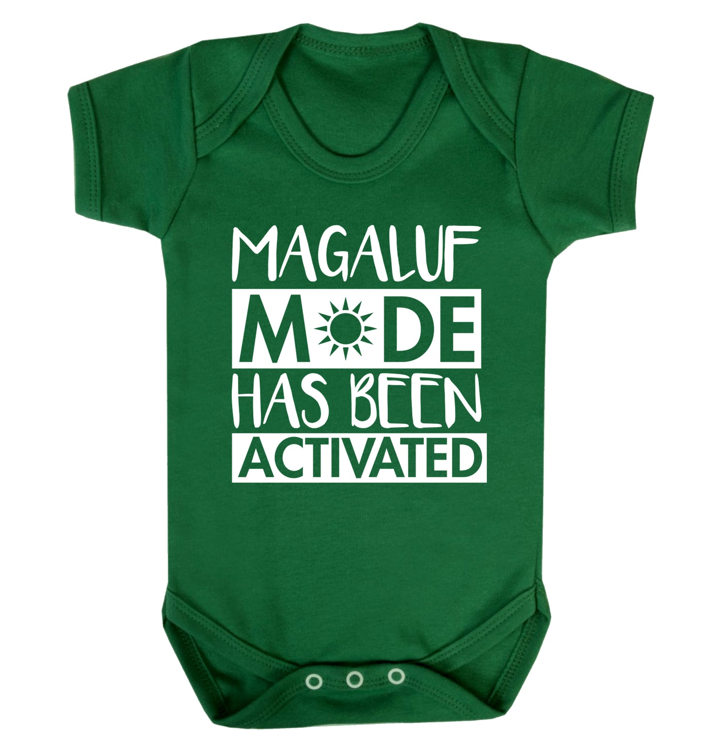 Magaluf mode has been activated Baby Vest green 18-24 months