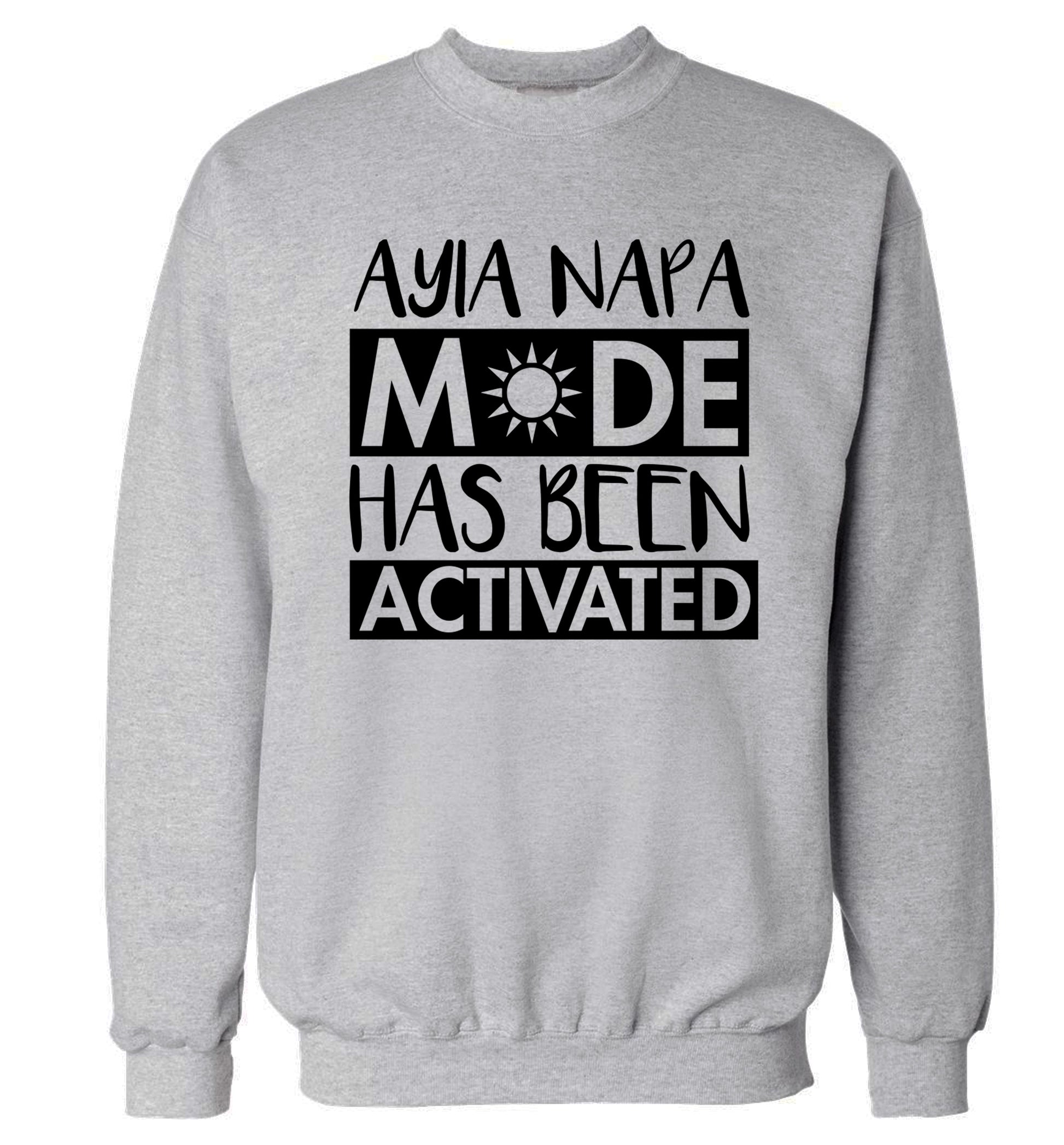 Ayia Napa mode has been activated Adult's unisex grey Sweater 2XL