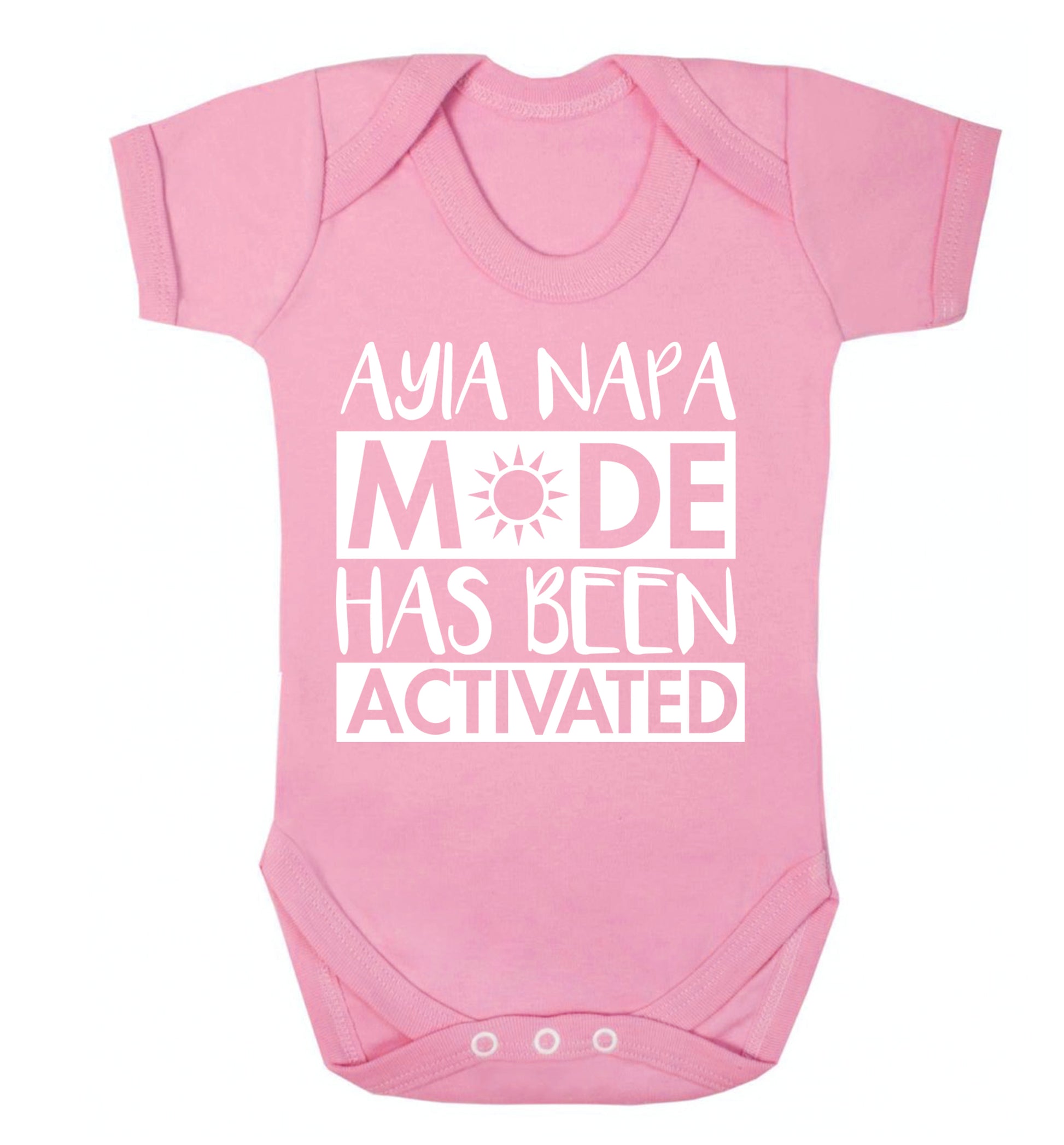 Ayia Napa mode has been activated Baby Vest pale pink 18-24 months