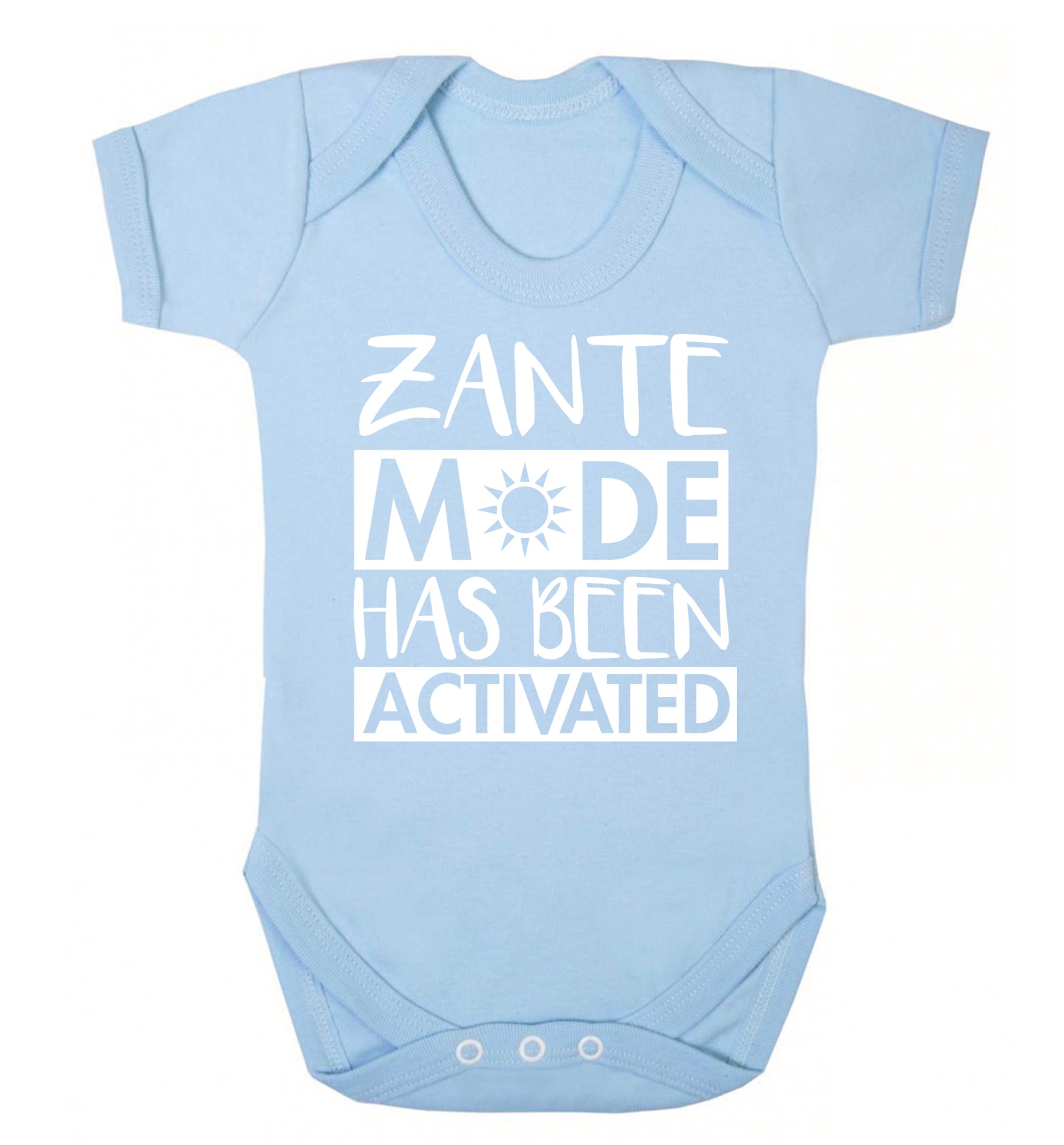 Zante mode has been activated Baby Vest pale blue 18-24 months