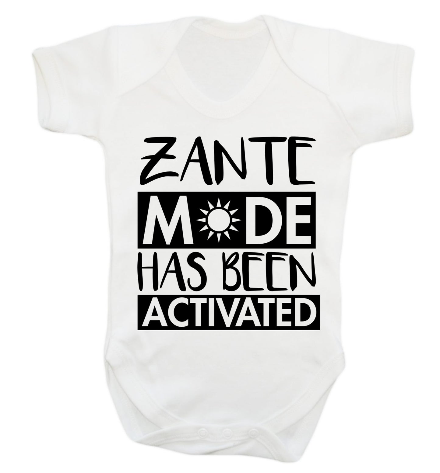Zante mode has been activated Baby Vest white 18-24 months