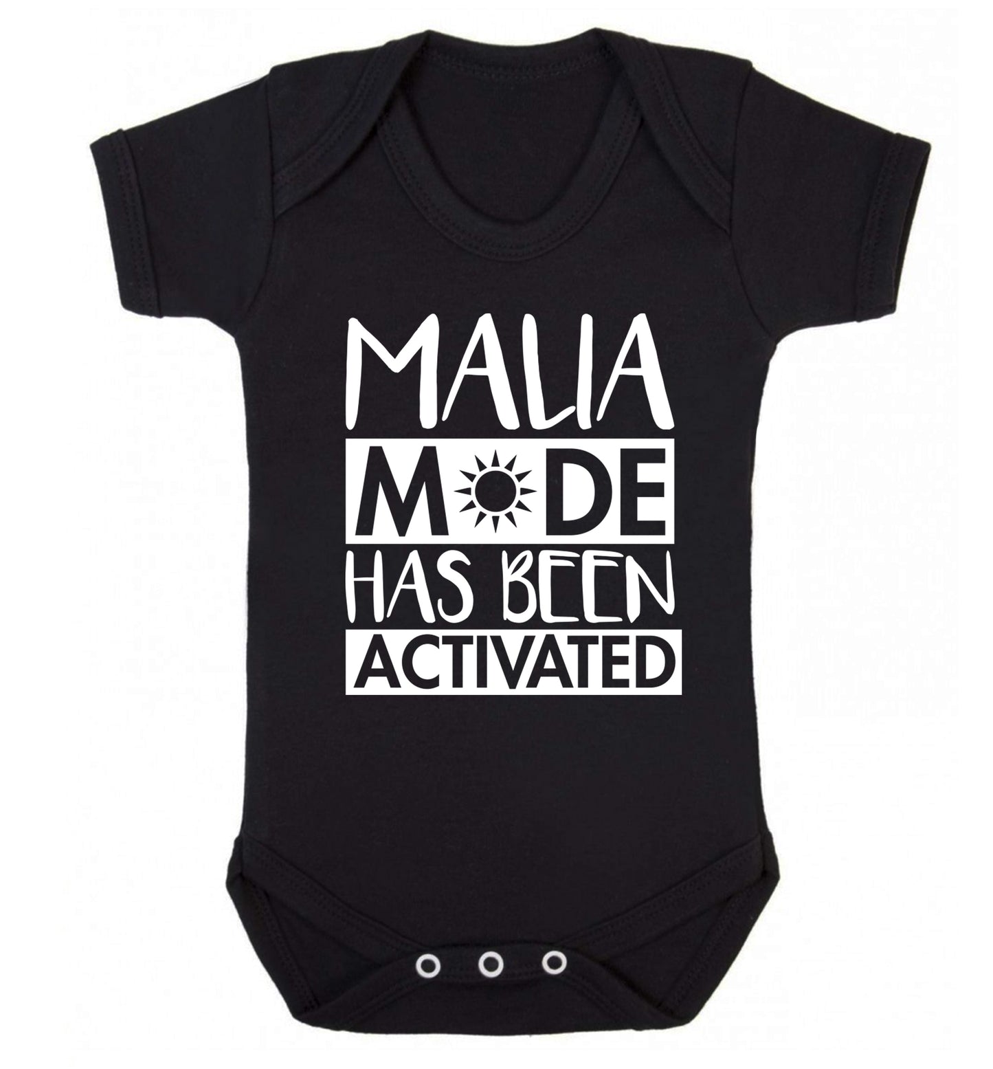 Malia mode has been activated Baby Vest black 18-24 months