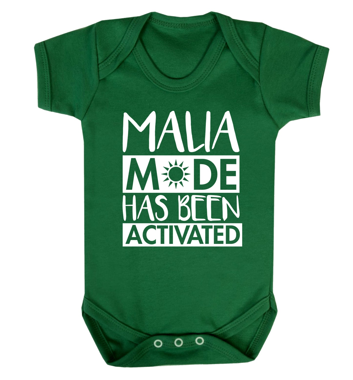 Malia mode has been activated Baby Vest green 18-24 months
