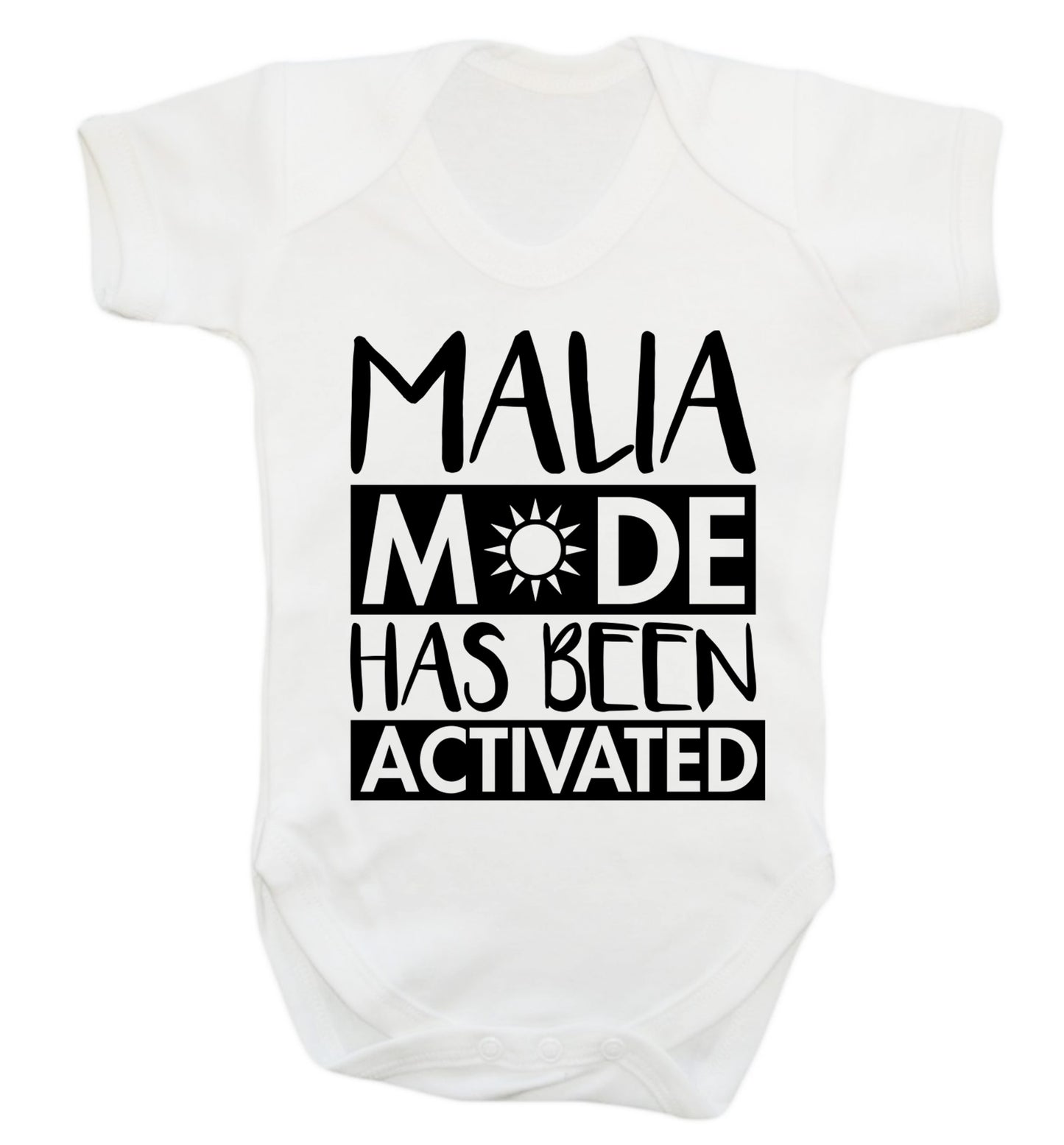Malia mode has been activated Baby Vest white 18-24 months