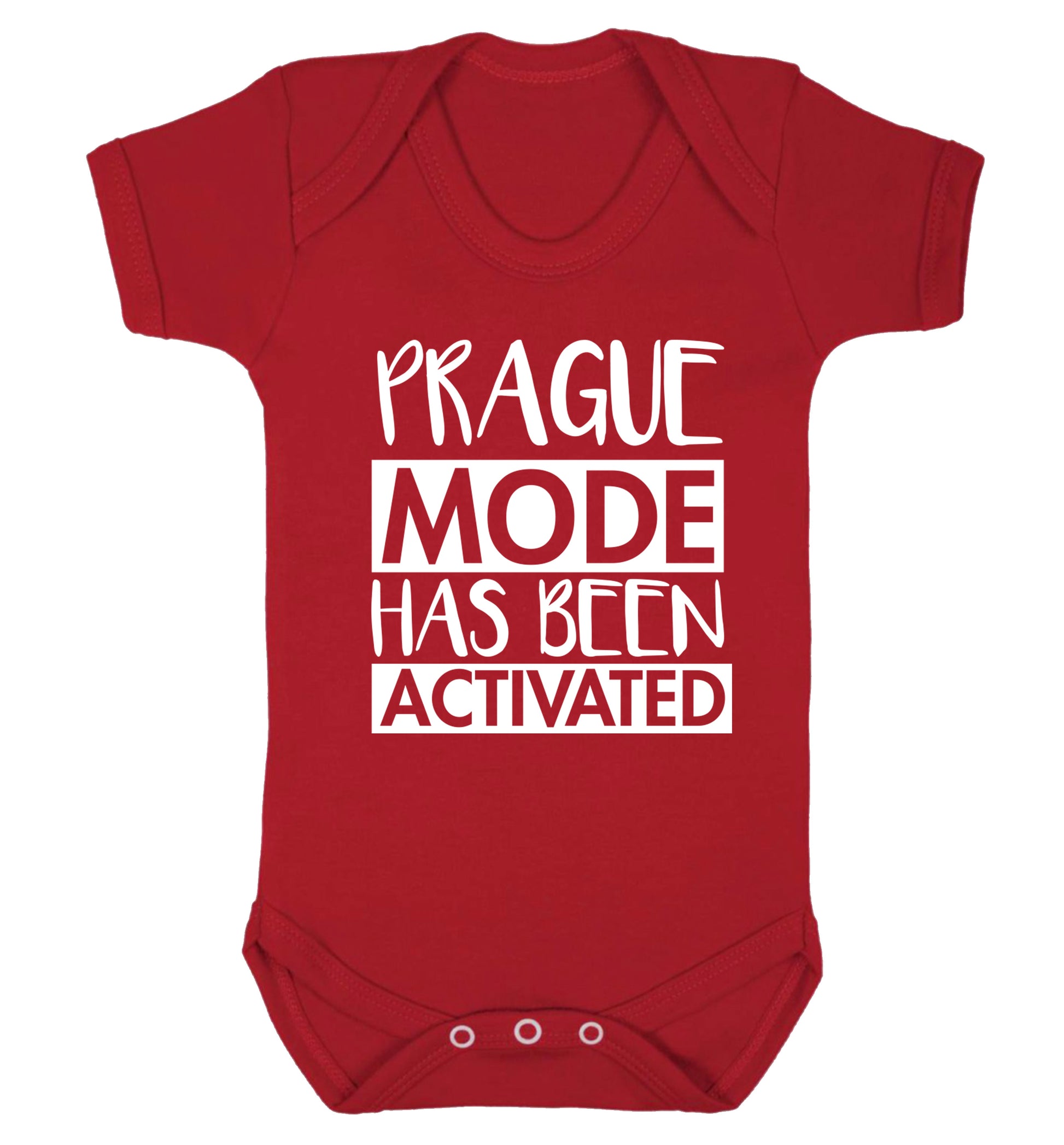 Prague mode has been activated Baby Vest red 18-24 months