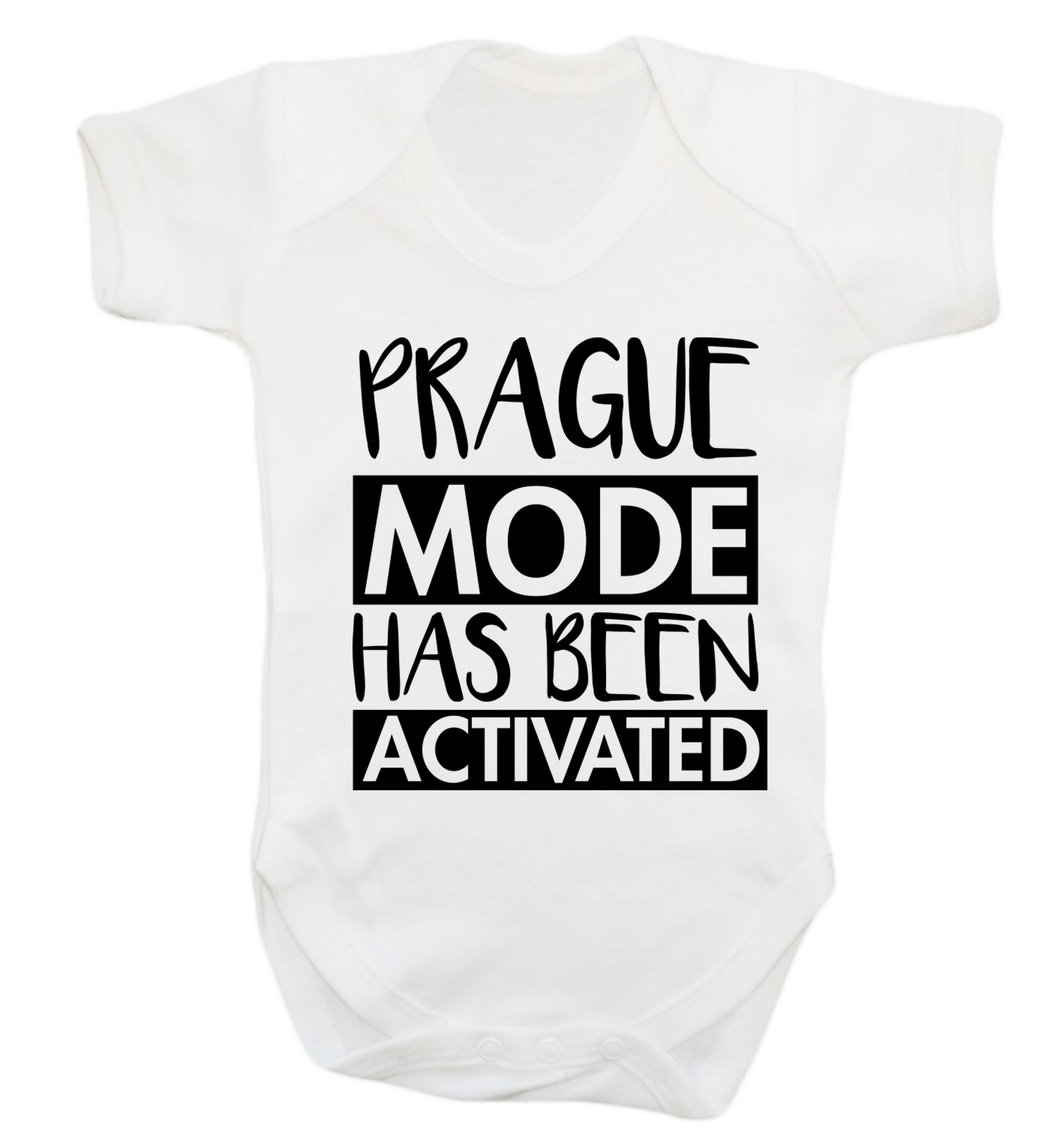Prague mode has been activated Baby Vest white 18-24 months