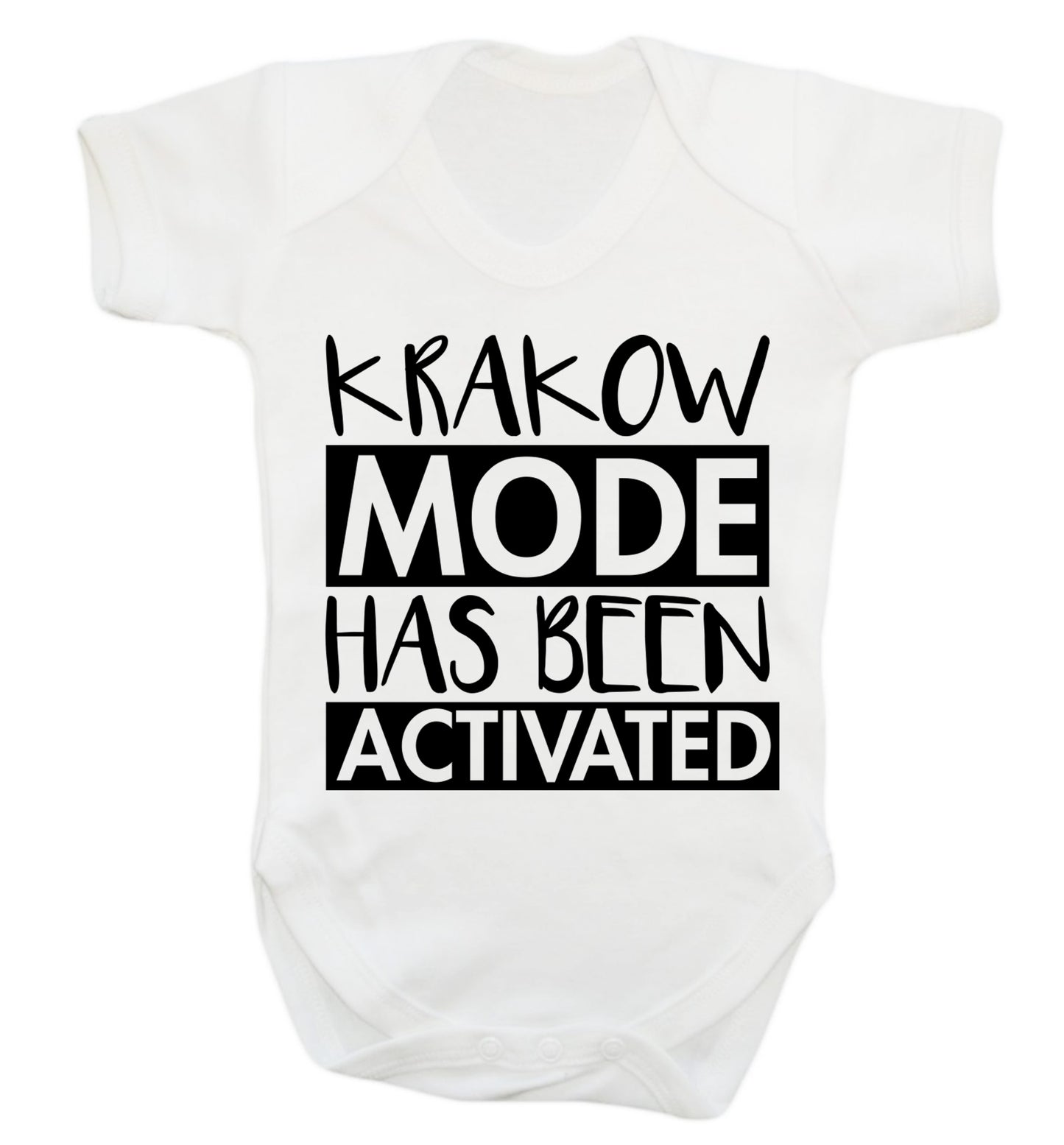 Krakow mode has been activated Baby Vest white 18-24 months