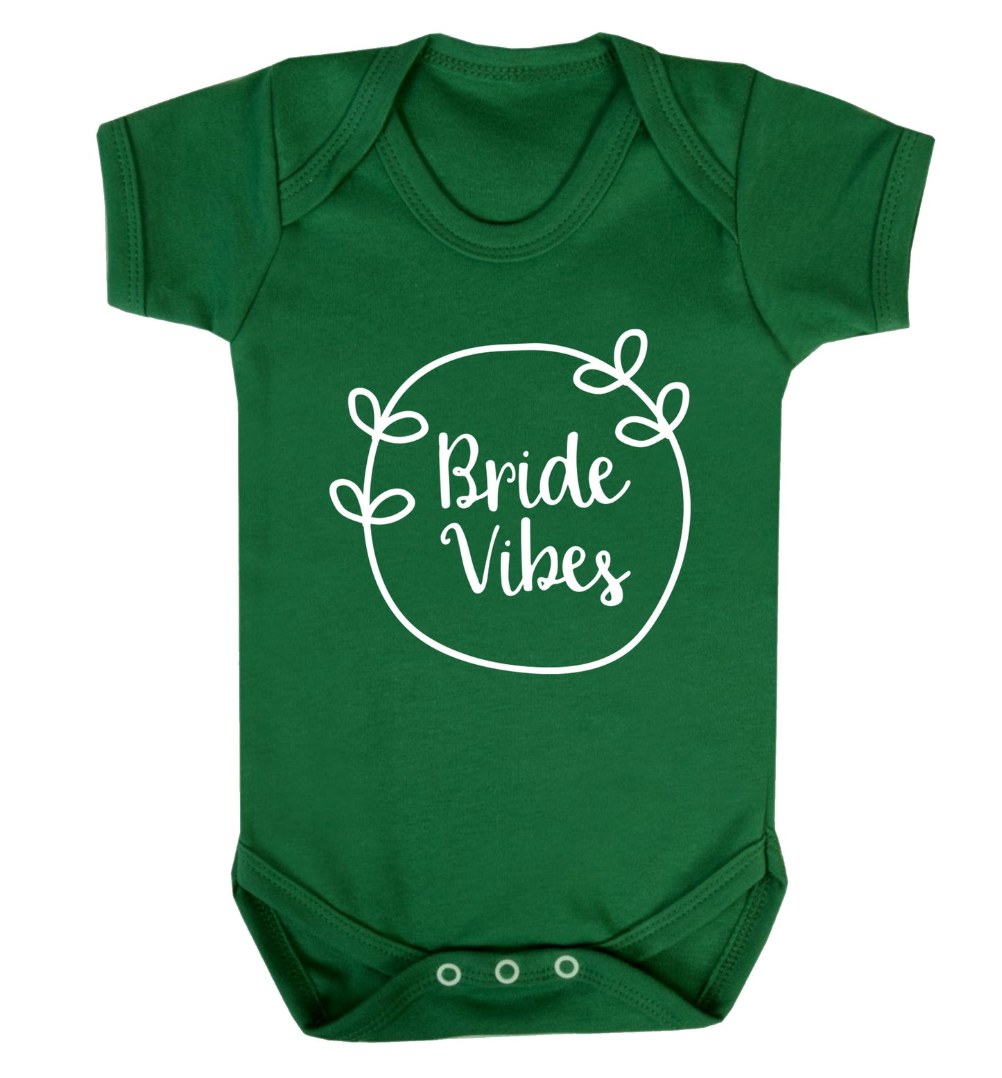 Bride Vibes Baby Vest green 18-24 months