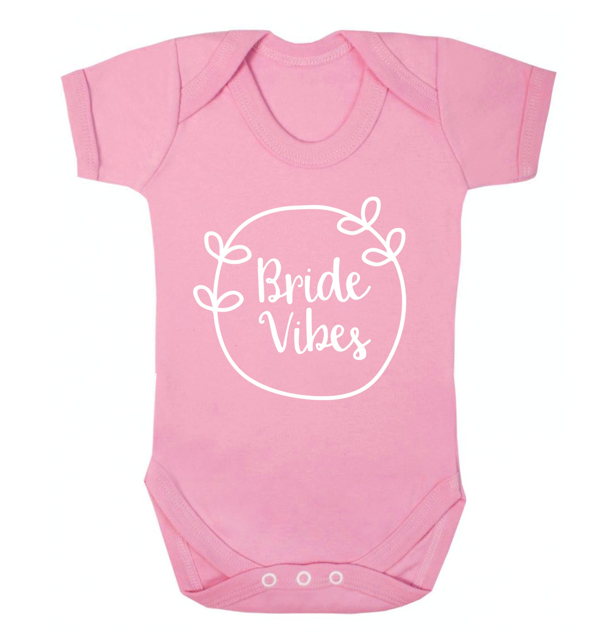 Bride Vibes Baby Vest pale pink 18-24 months