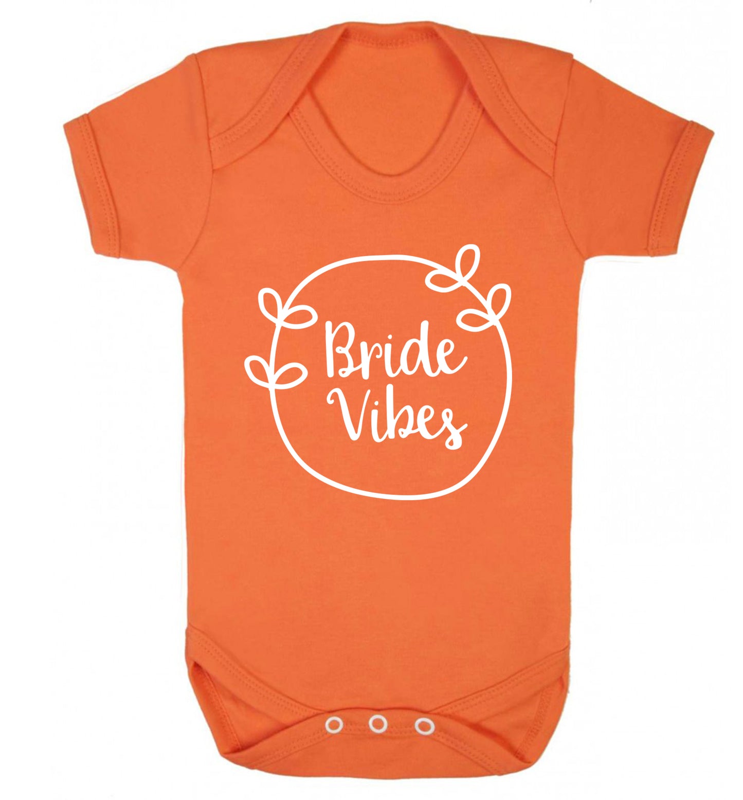 Bride Vibes Baby Vest orange 18-24 months