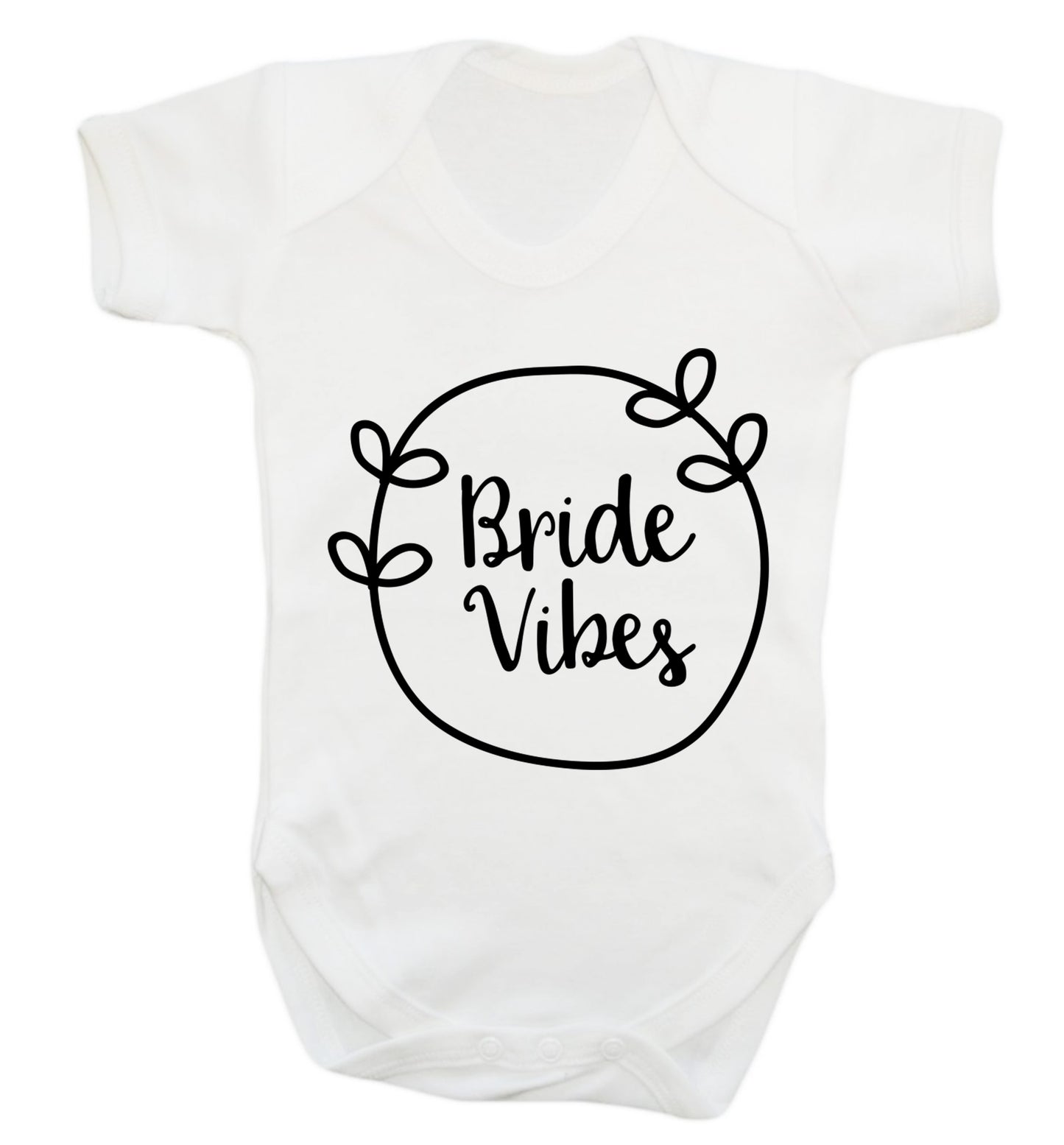 Bride Vibes Baby Vest white 18-24 months